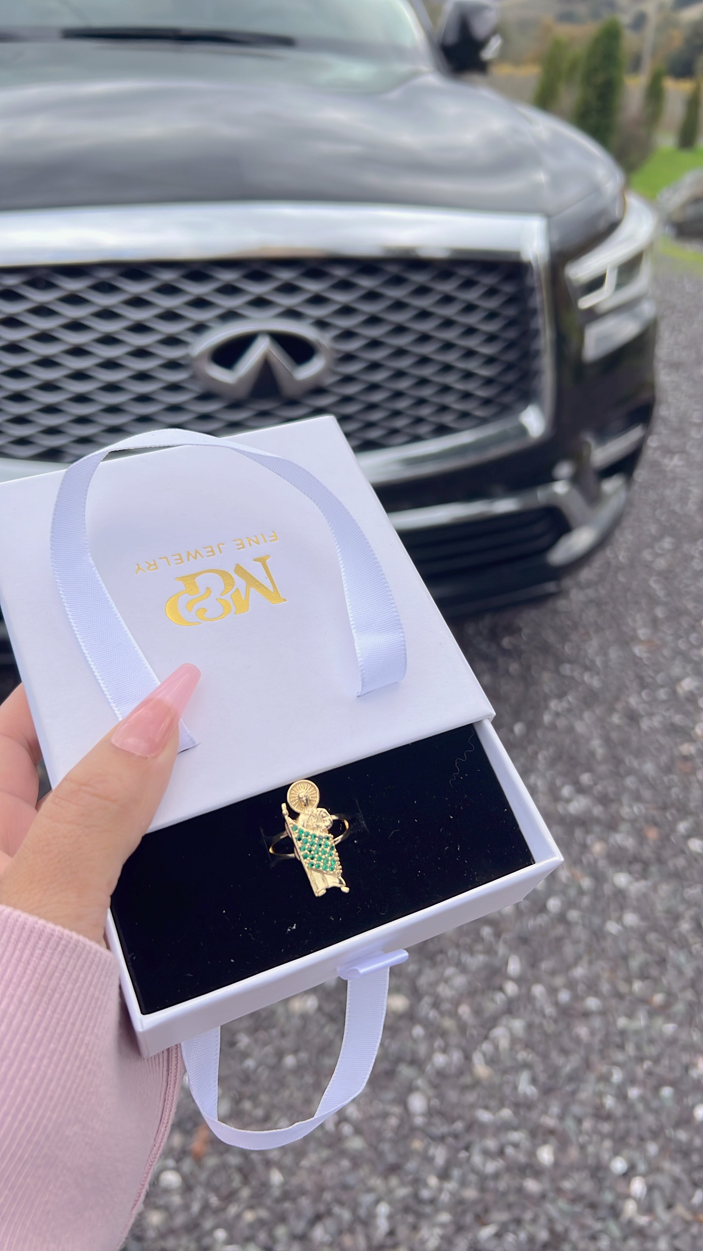 Green Saint Jude Ring