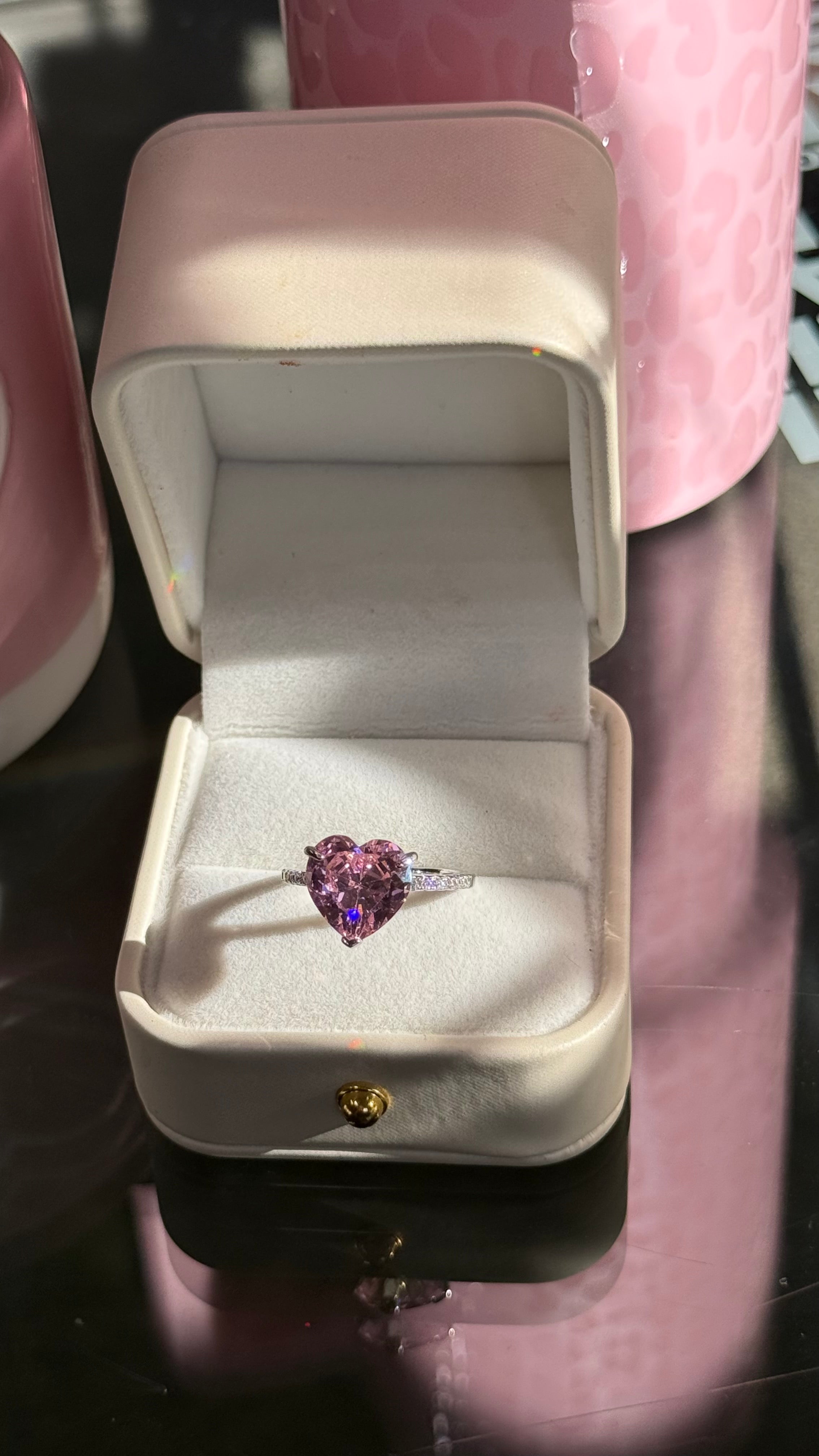 Pink Valentines Ring