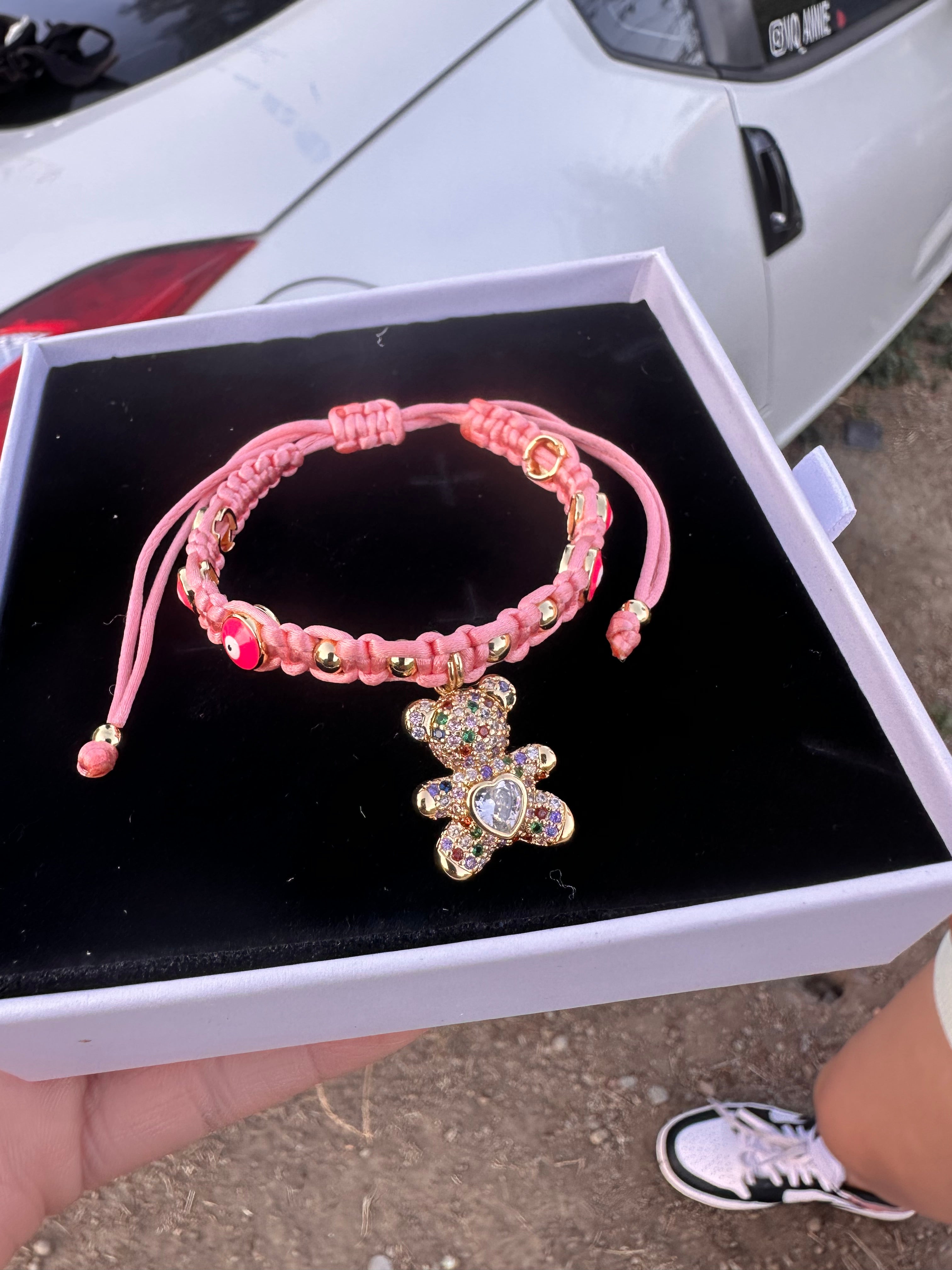 🧸 Pulsera Osito de Protección – Amor y Energía que Protegen