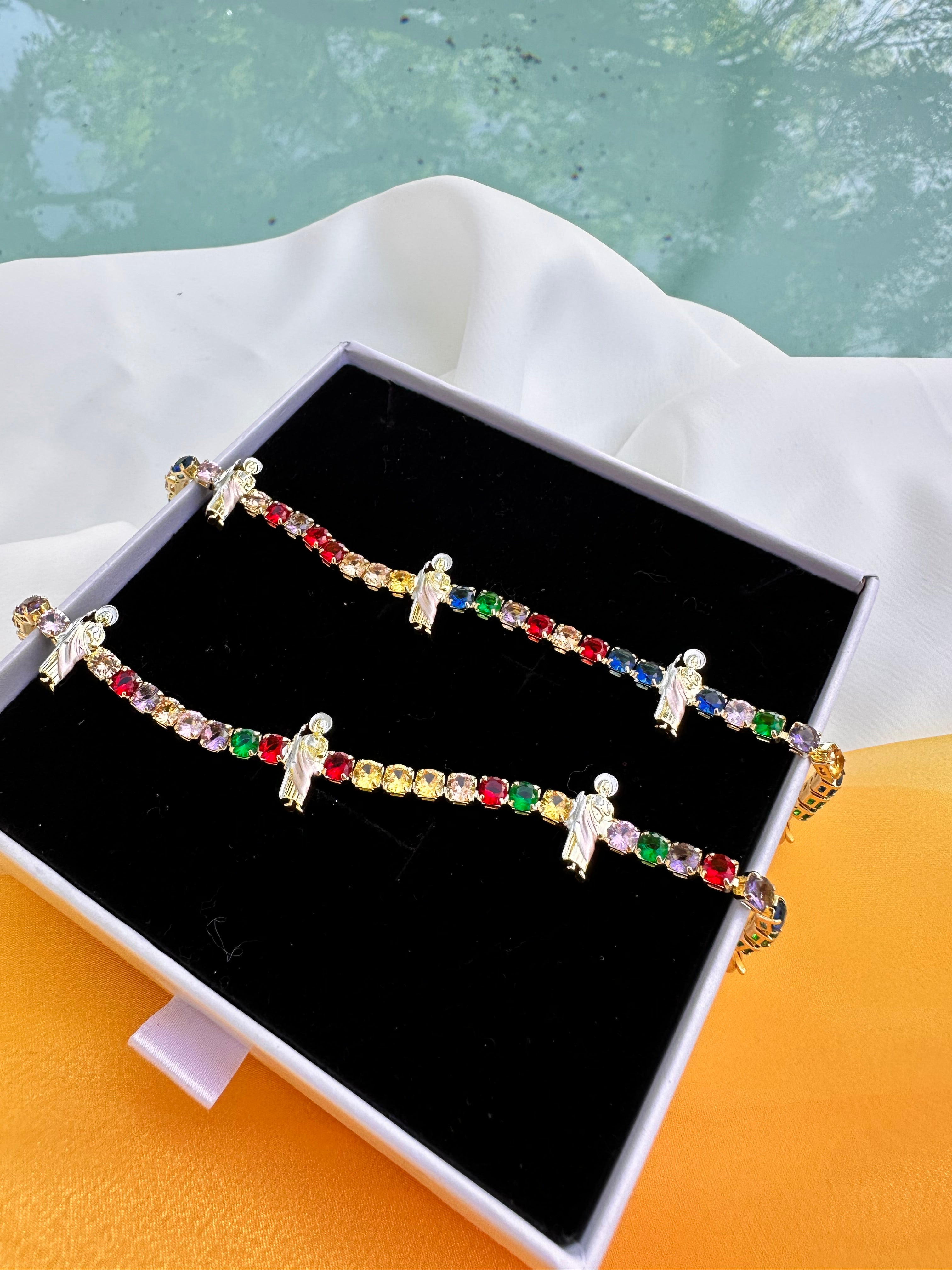 Aura of Hope Tennis Bracelet: San Judas