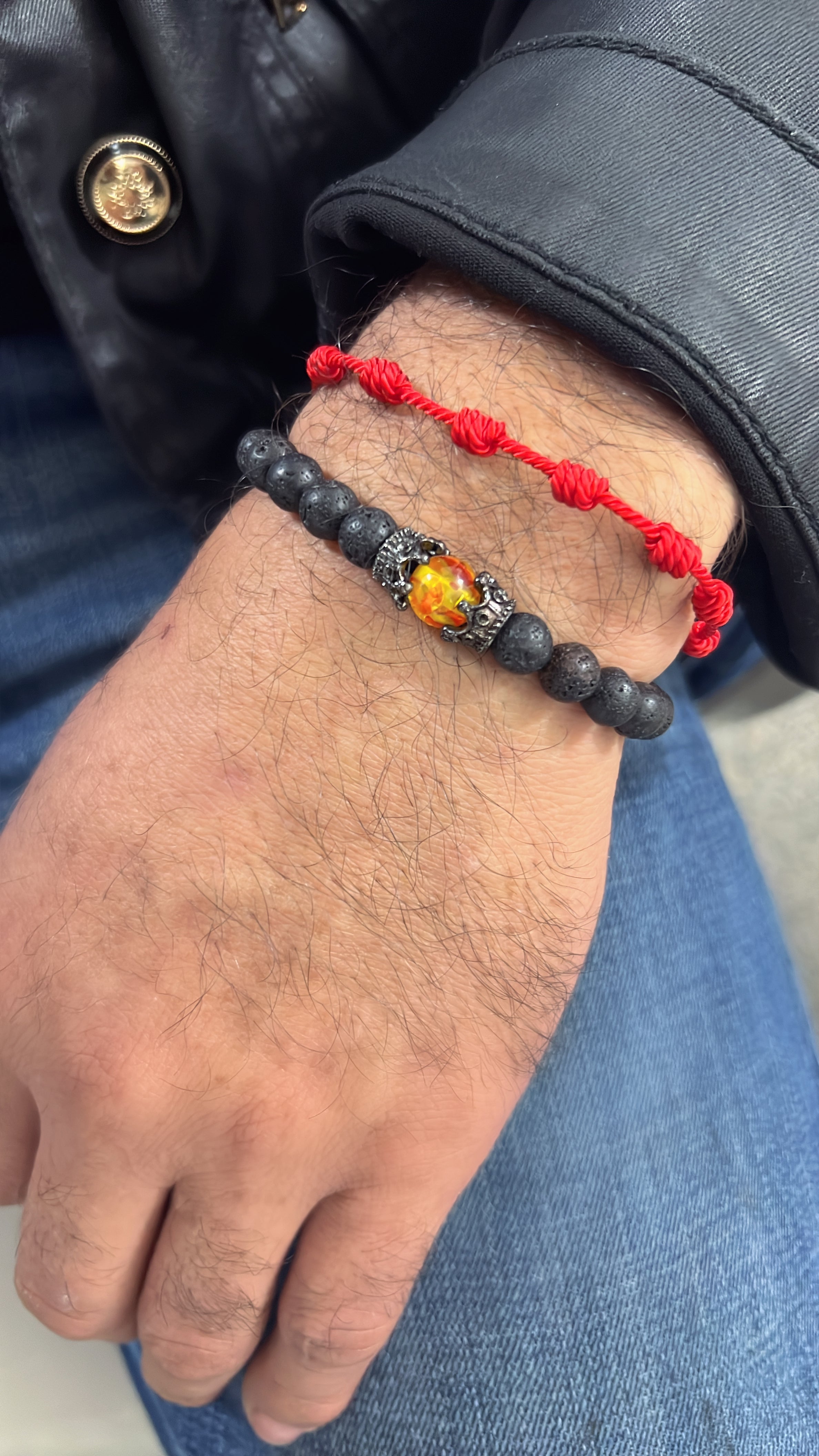 Men’s Lava Stone Bracelet
