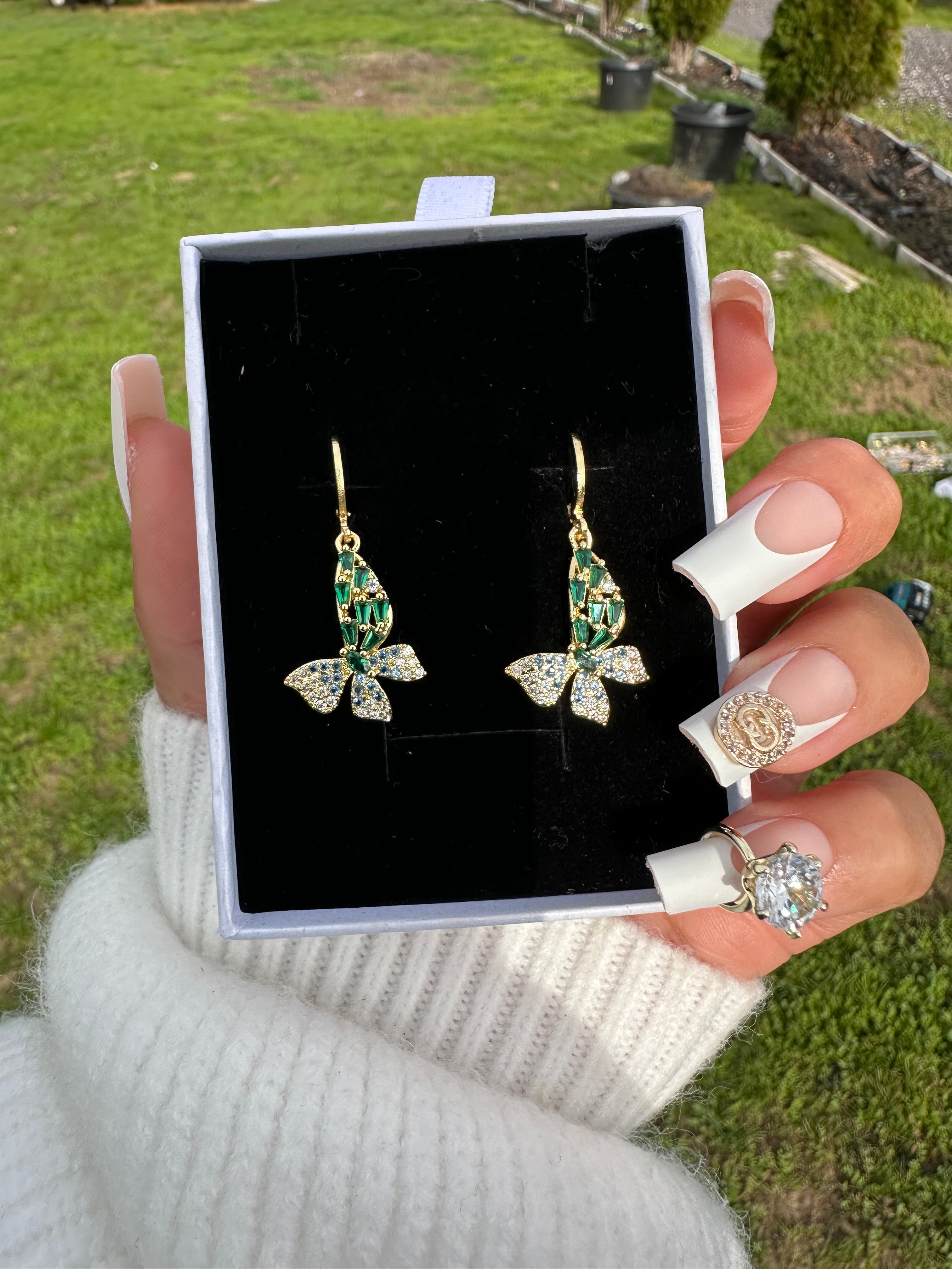 Sagehorn Butterfly Earrings