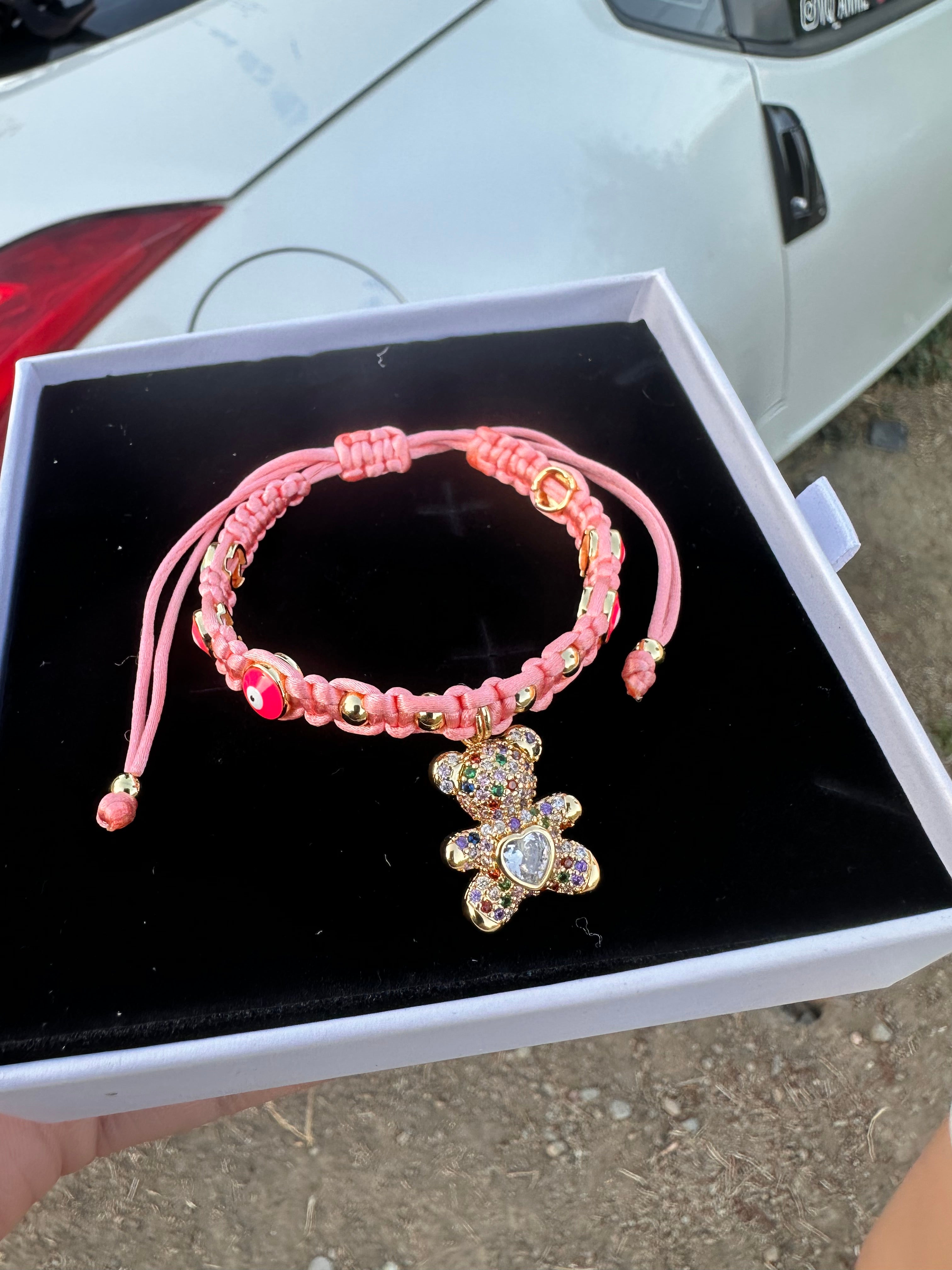 🧸 Pulsera Osito de Protección – Amor y Energía que Protegen