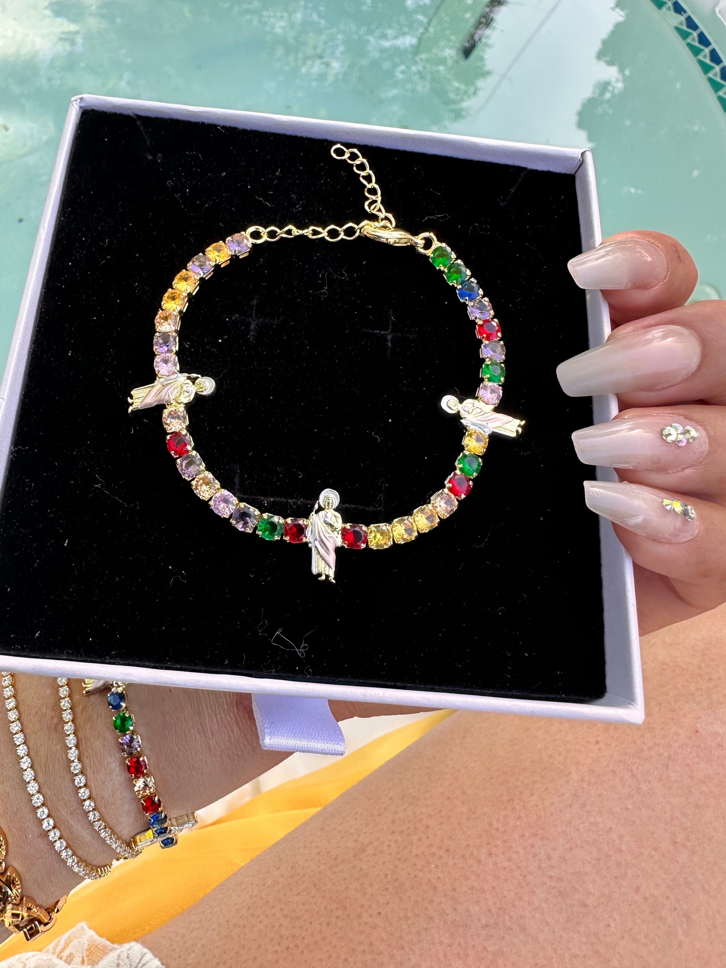 Saint Jude Tennis Bracelet