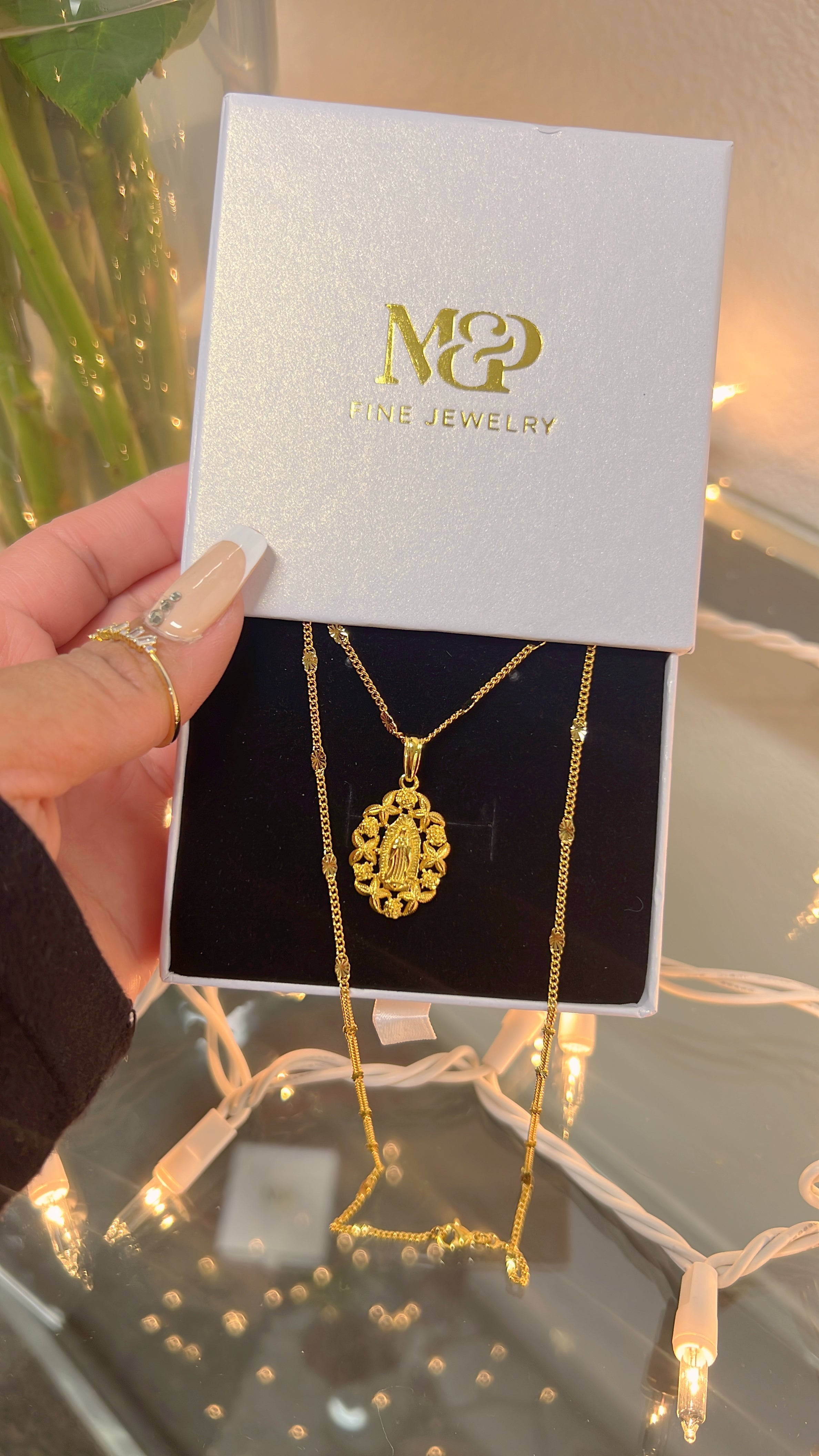 24K Virgin de Guadalupe Necklace