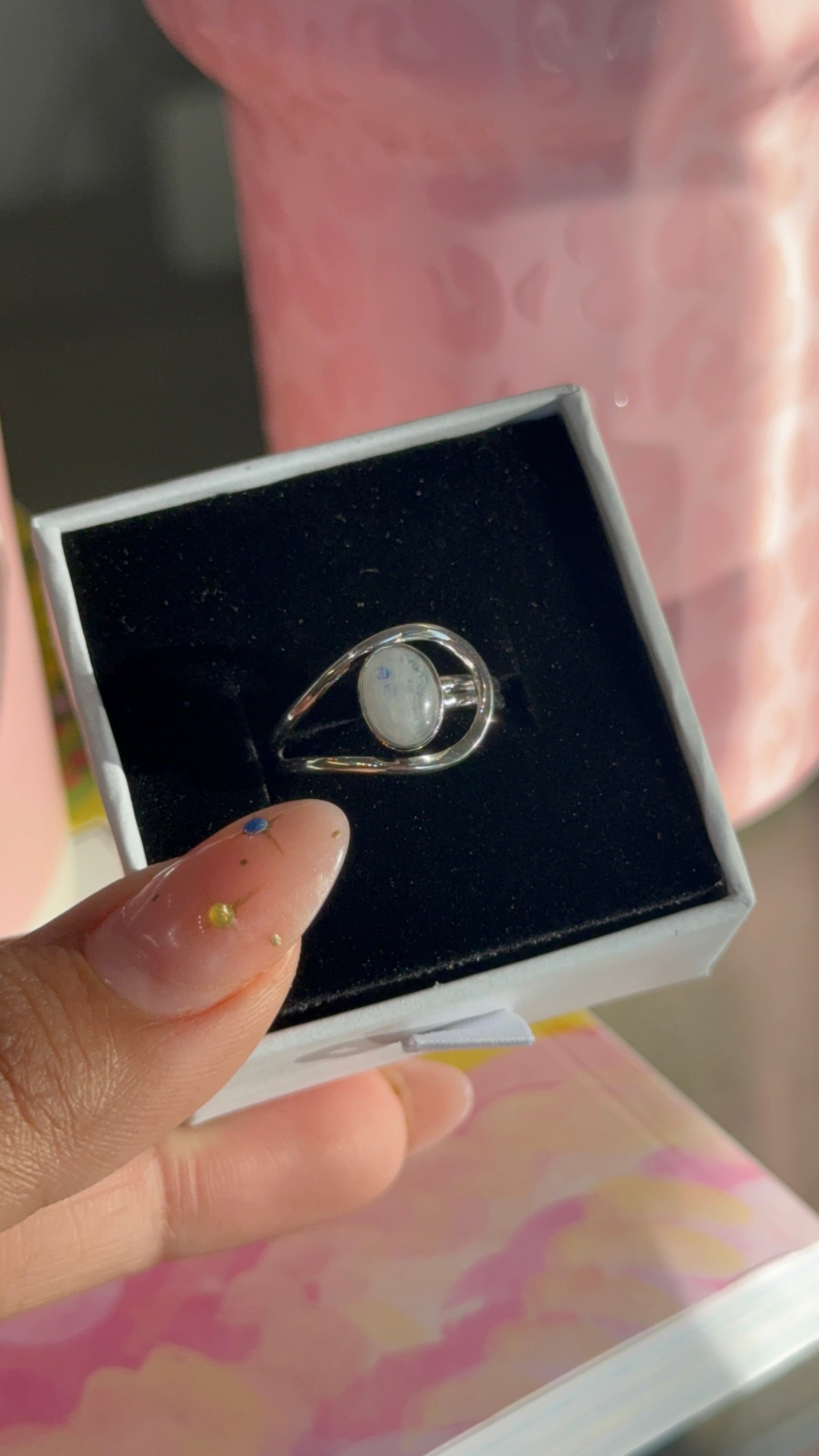 Moon Stone Ring: New Beginnings & Intuition