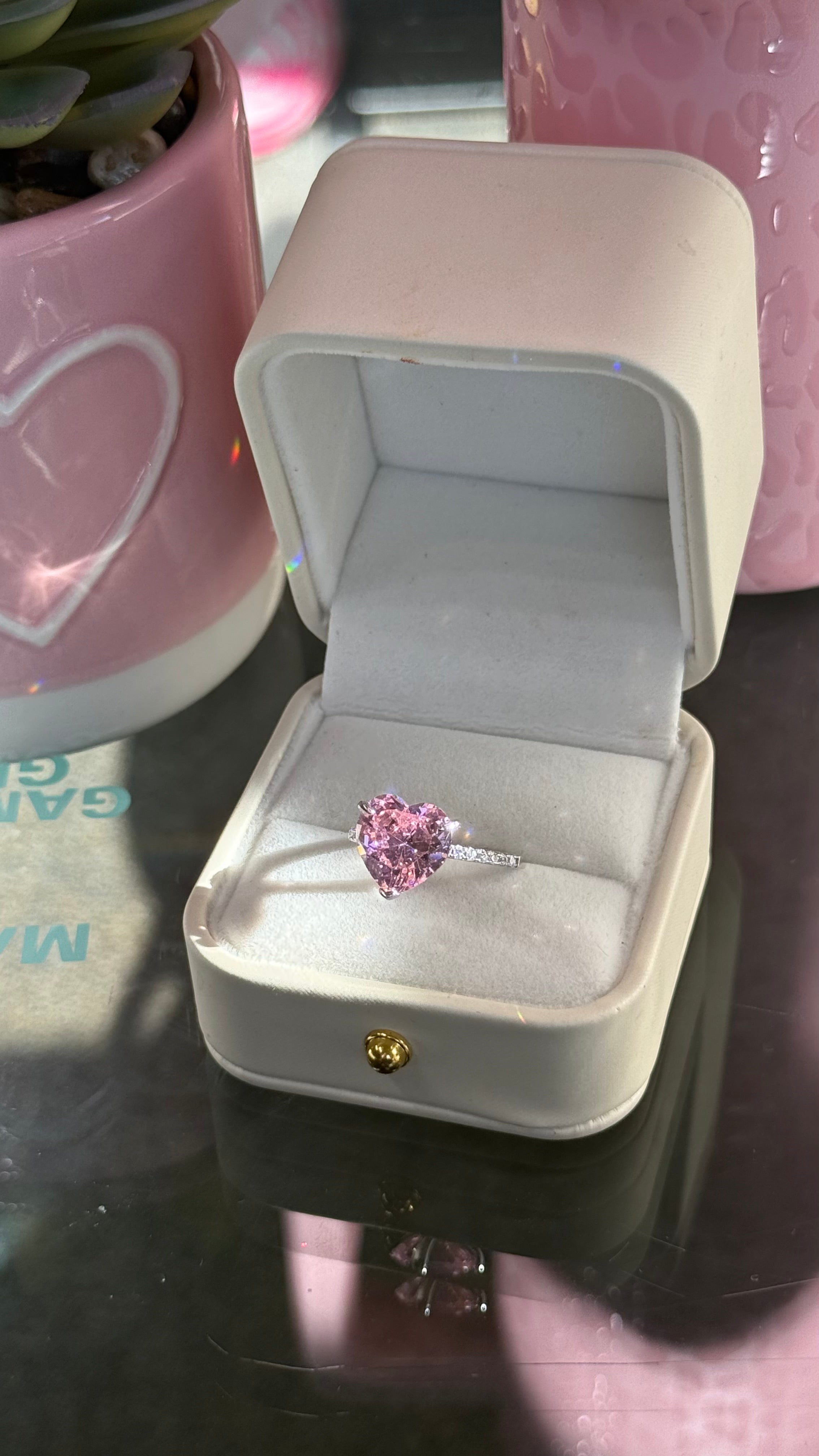 Pink Valentines Ring
