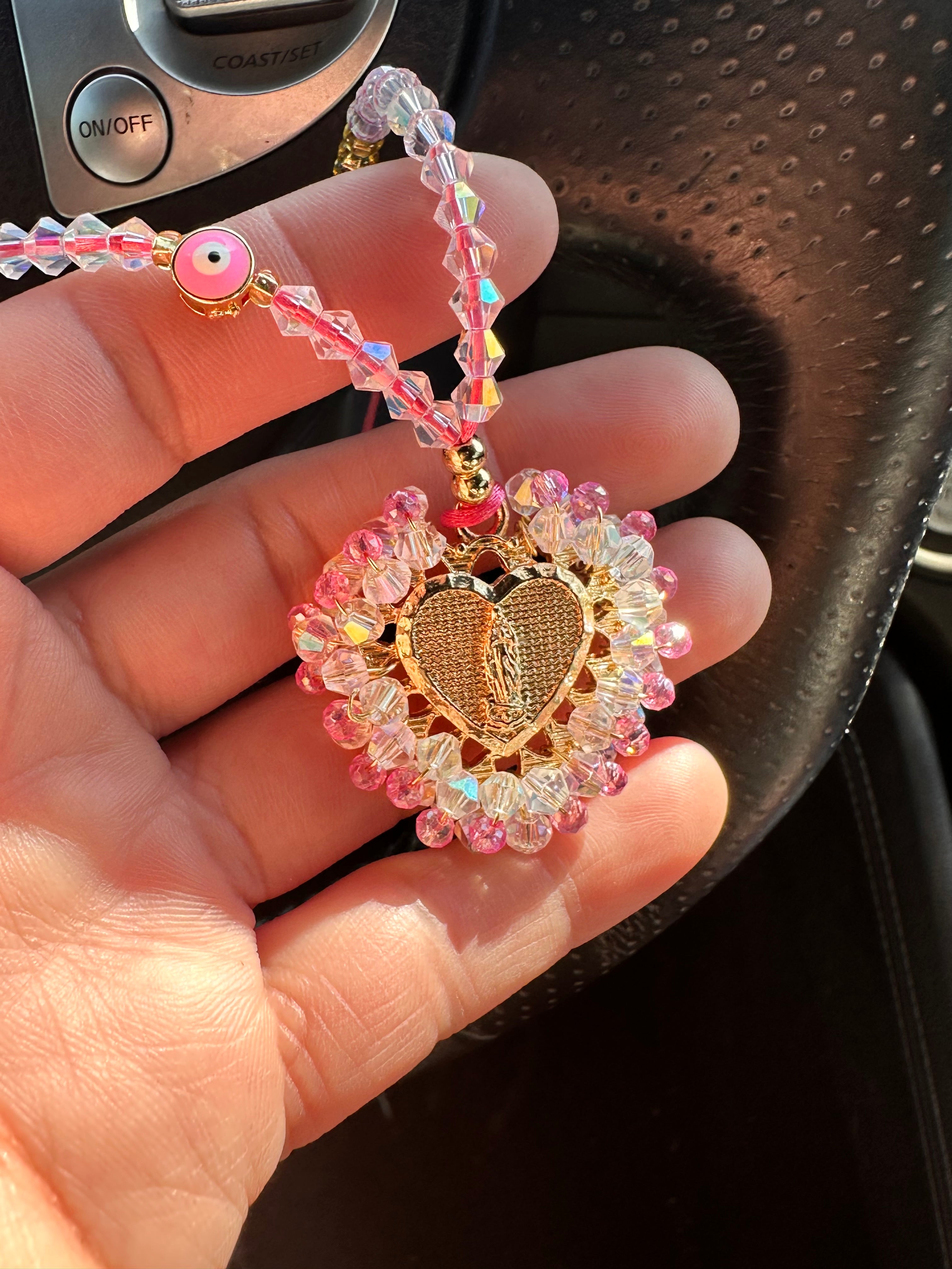 She Rides With Us Car Accessory