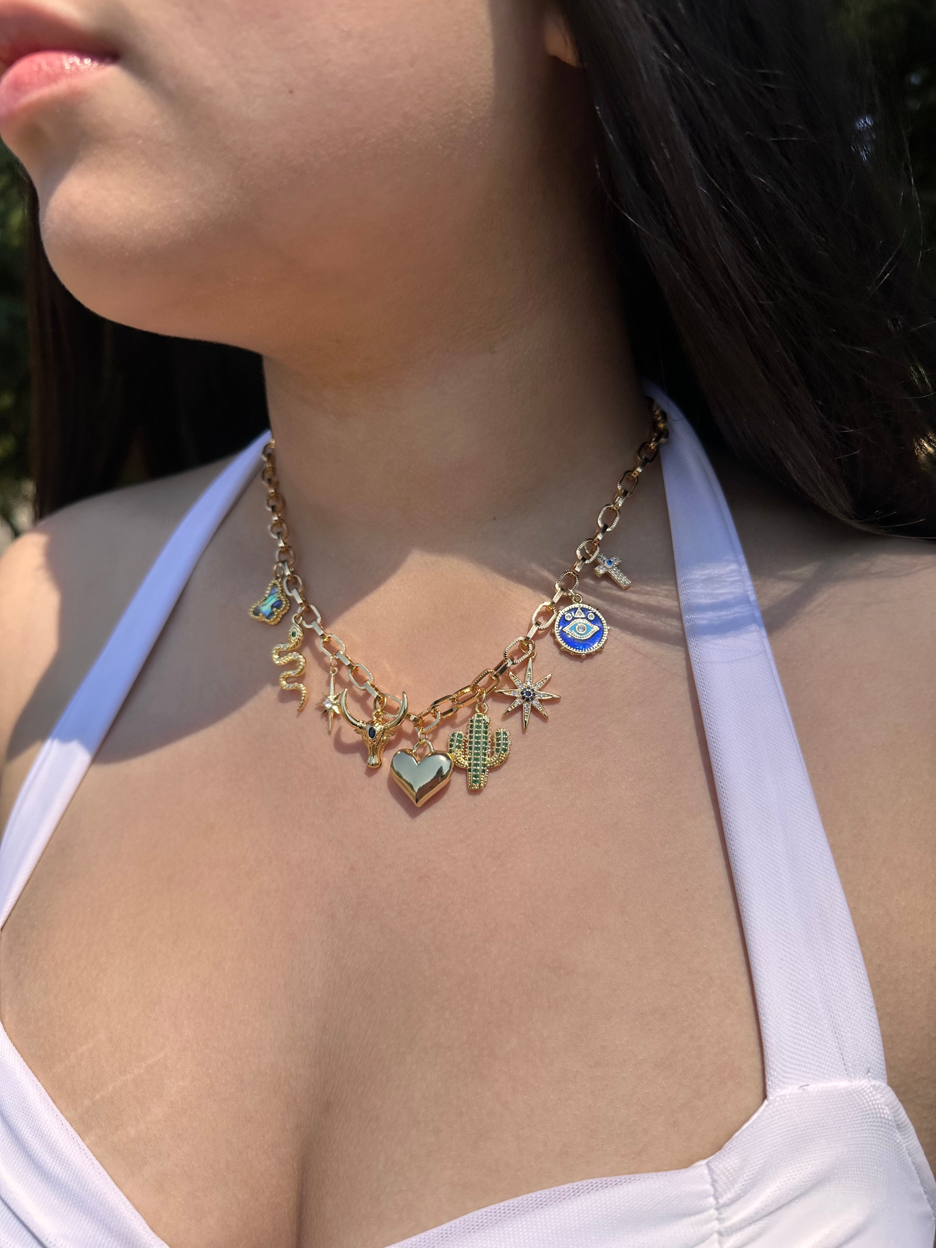 Vaquerita Charm Necklace