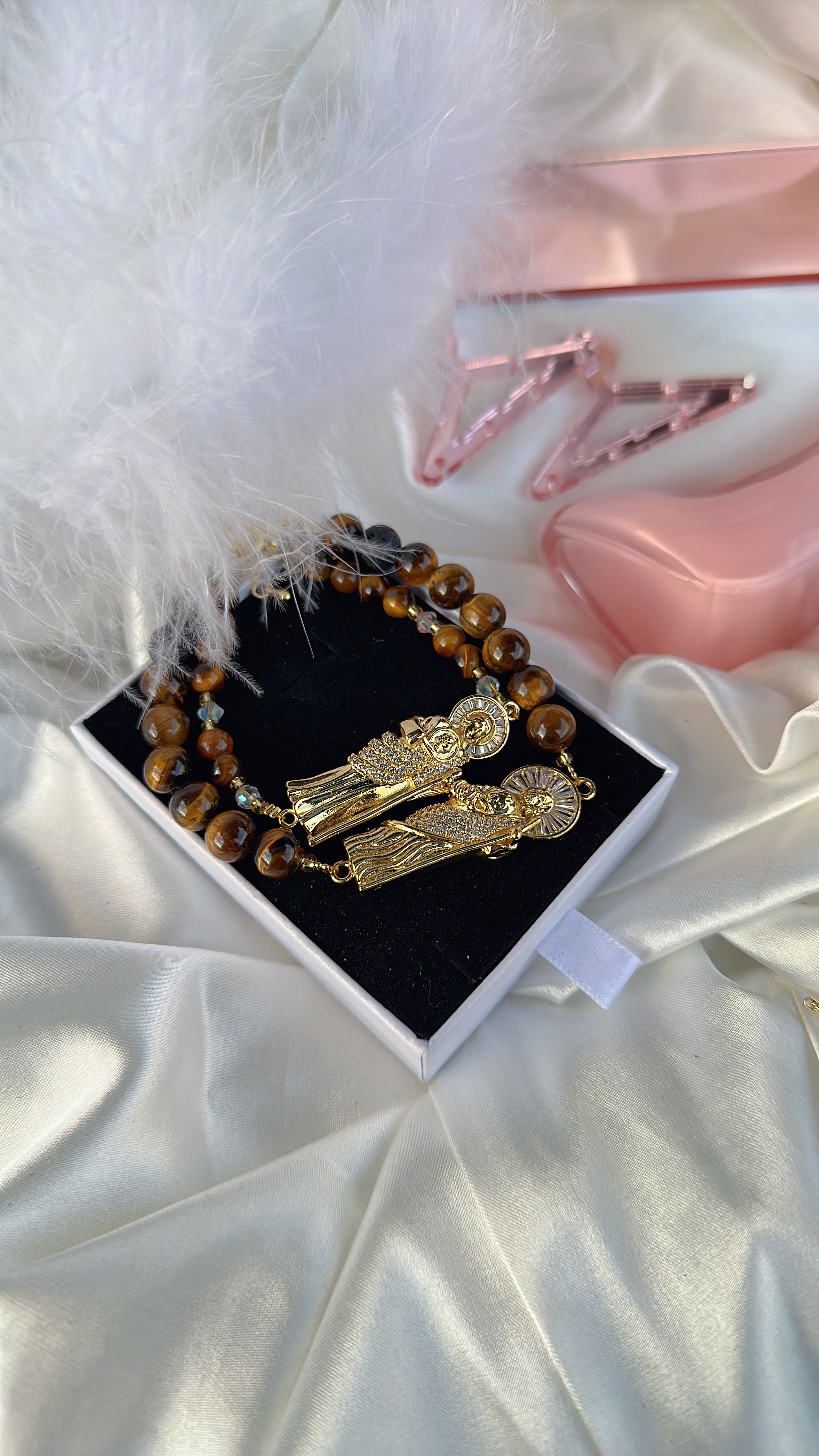 San Judas Courage Couple Bracelets