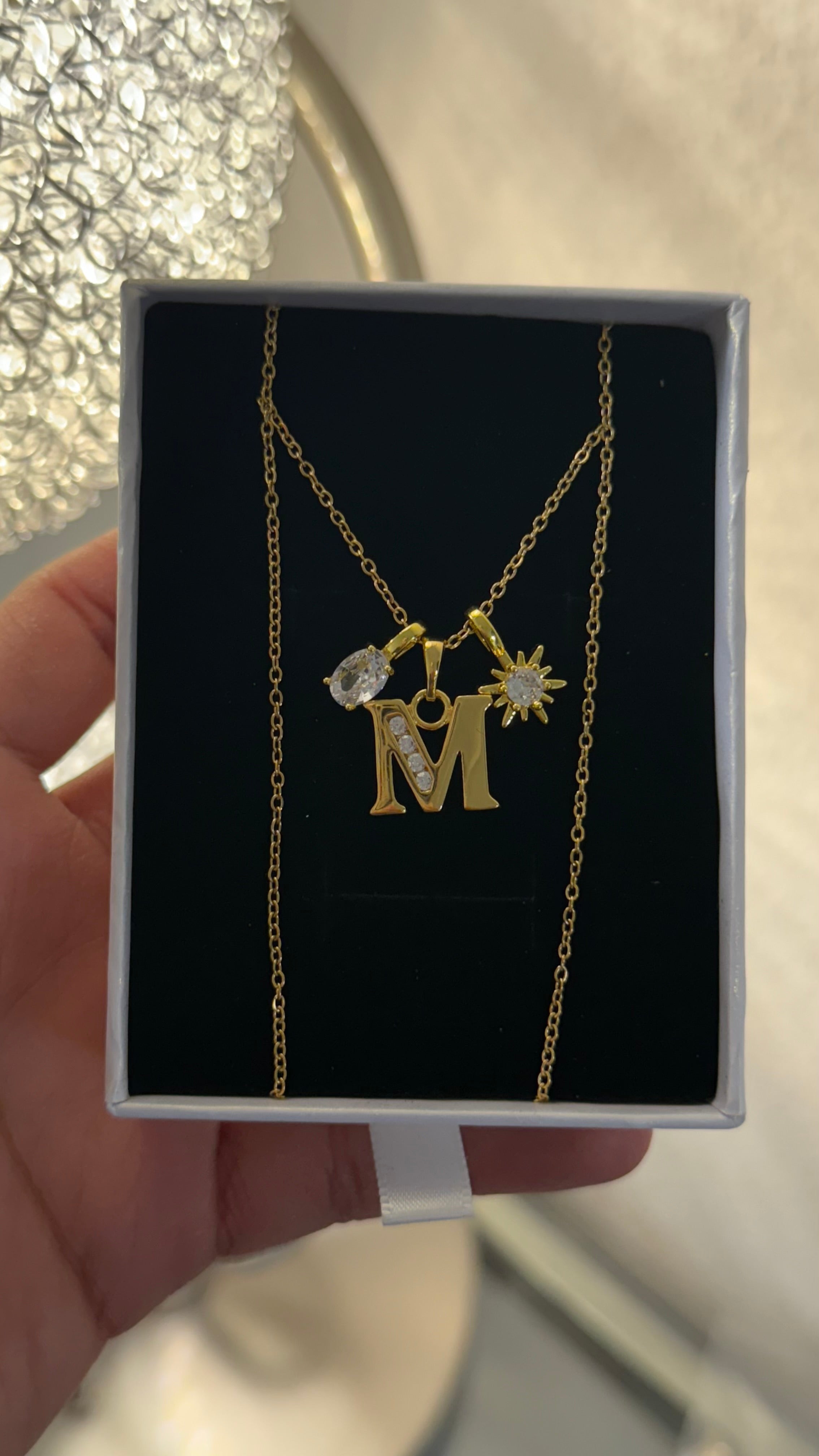 Star Struck Initial Necklace