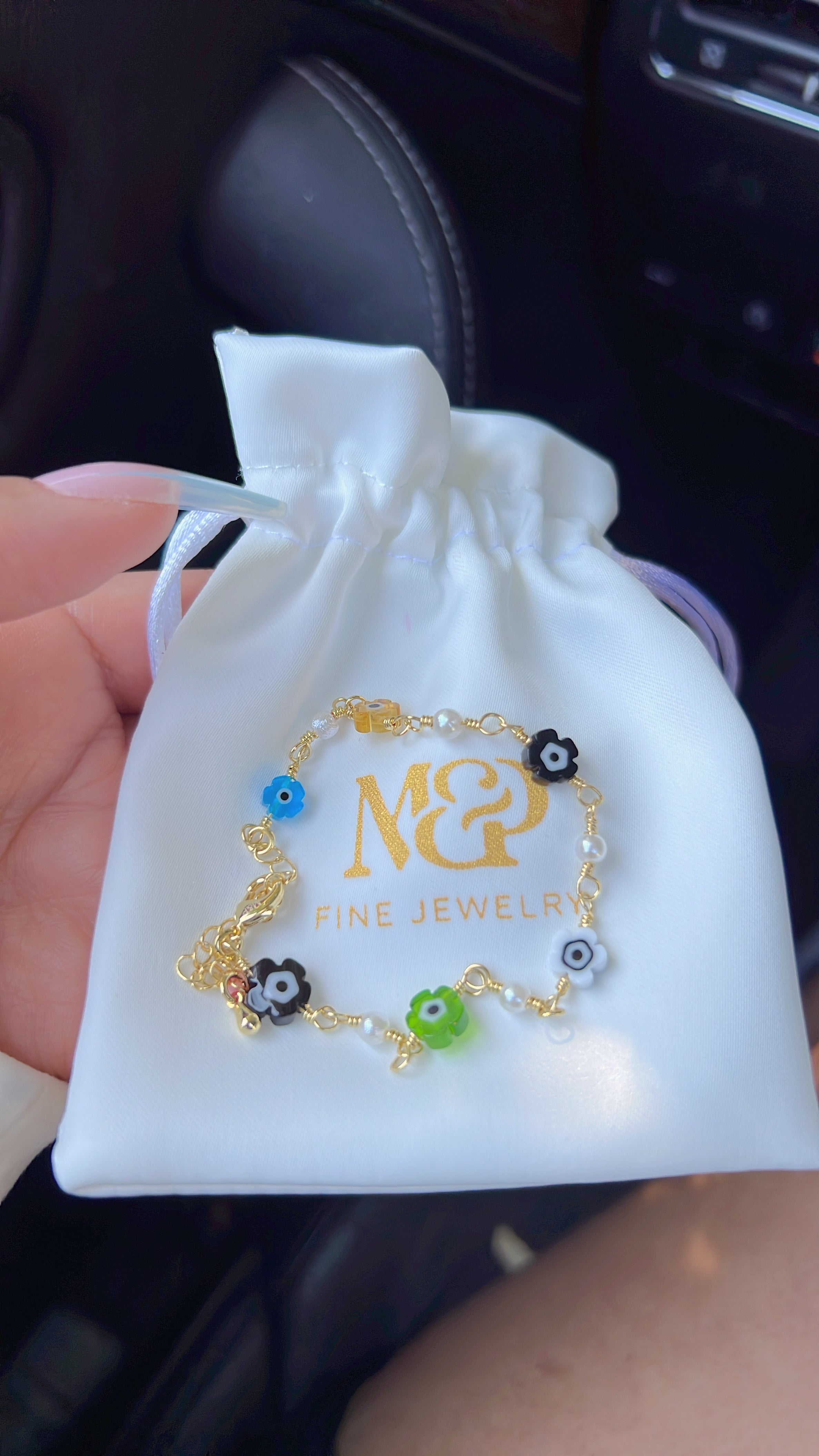 Pulsera de mal de ojo "Soft Girl"