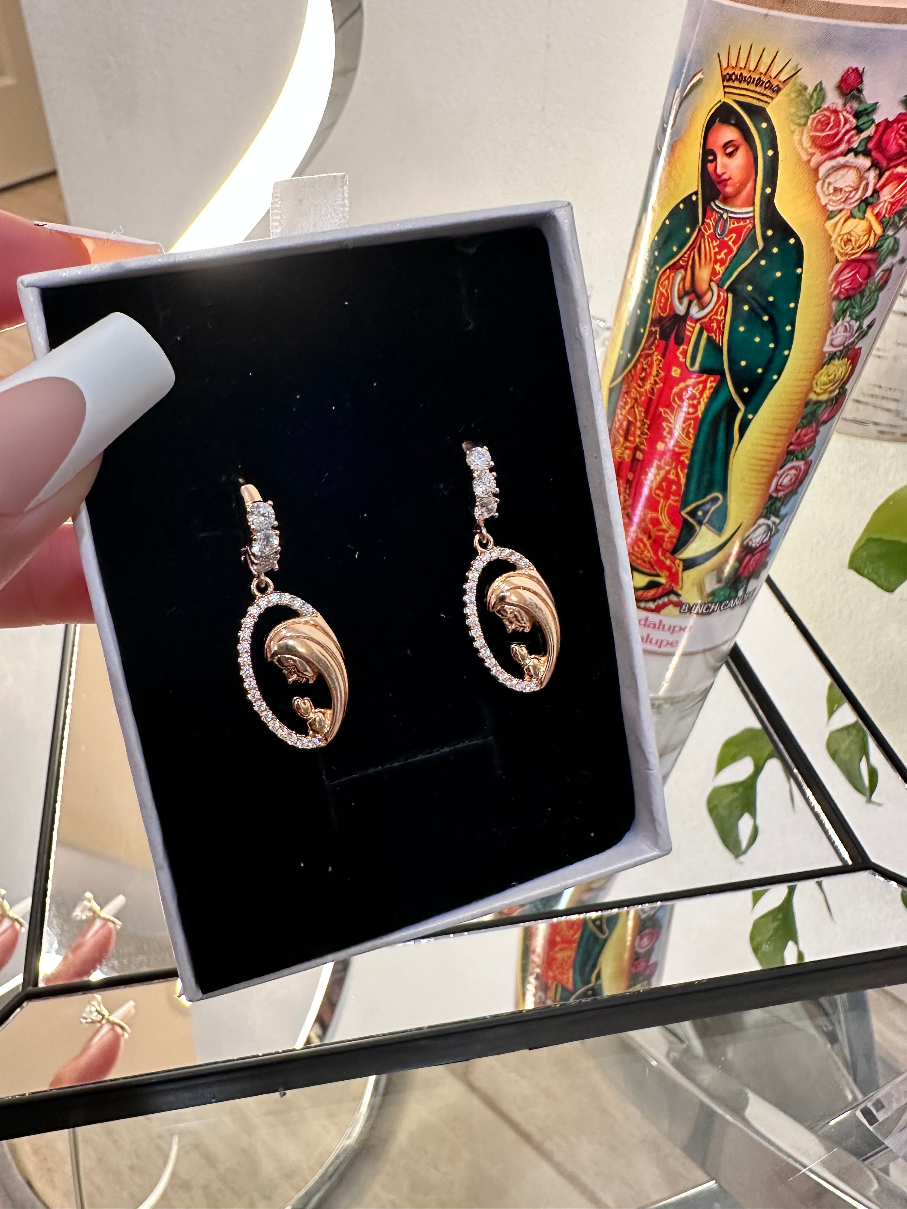 Mother Mary Earrings