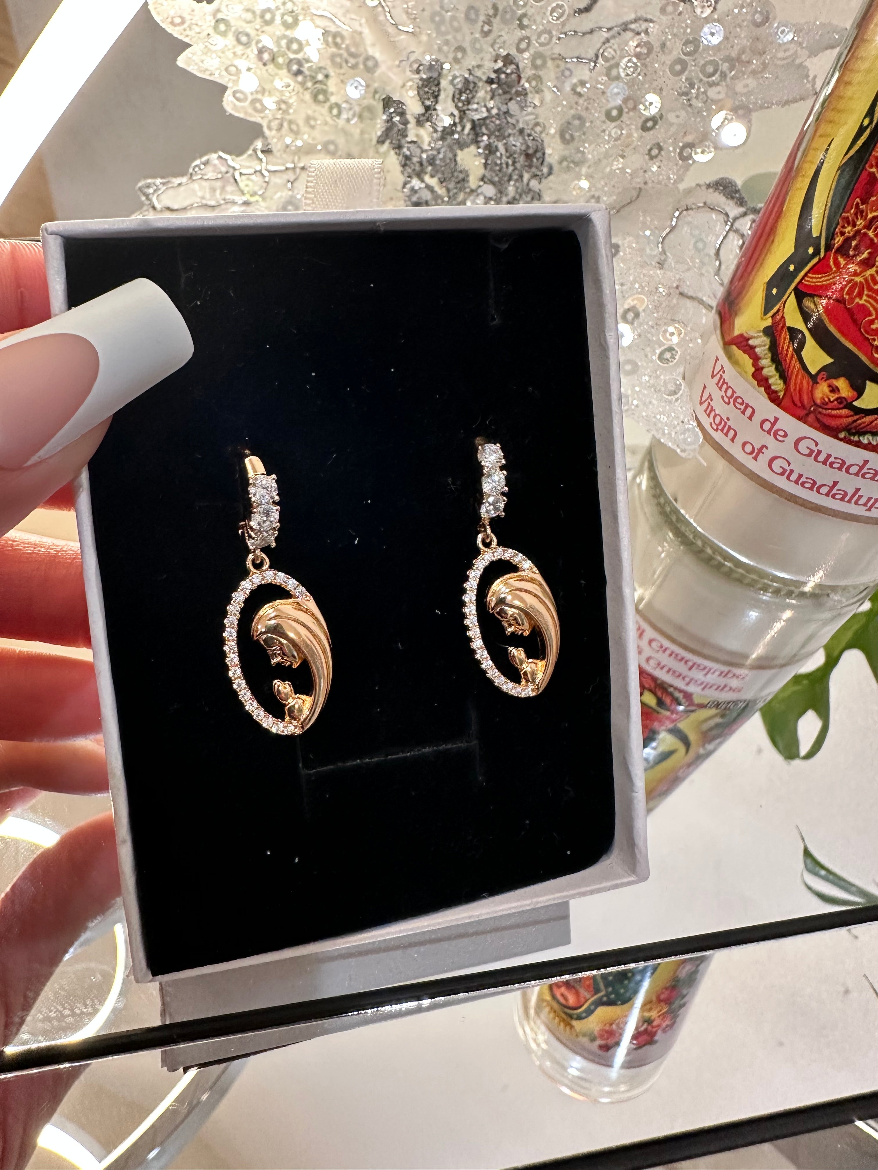 Mother Mary Earrings