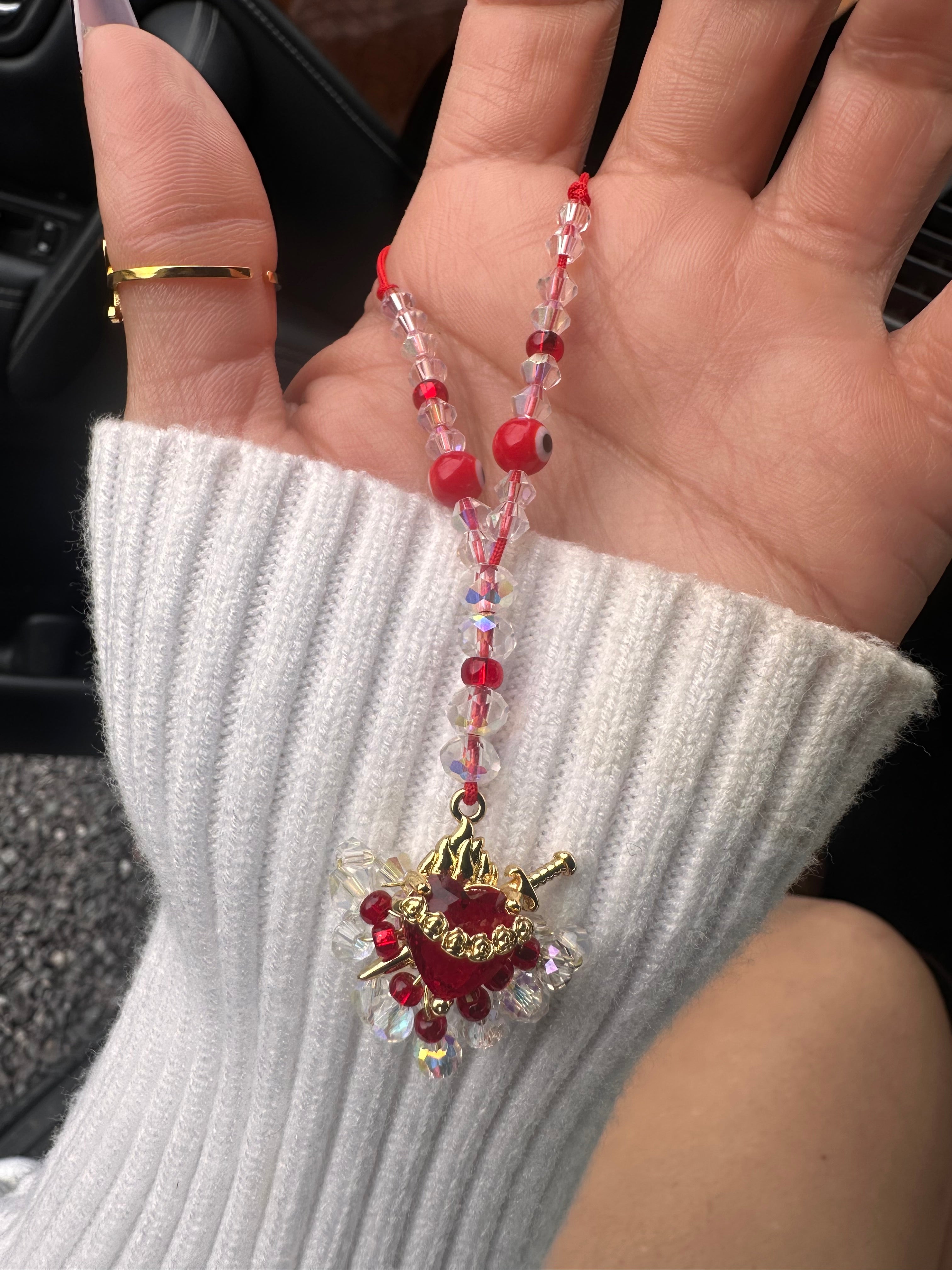 Corazón Sagrado – Accesorio para Auto