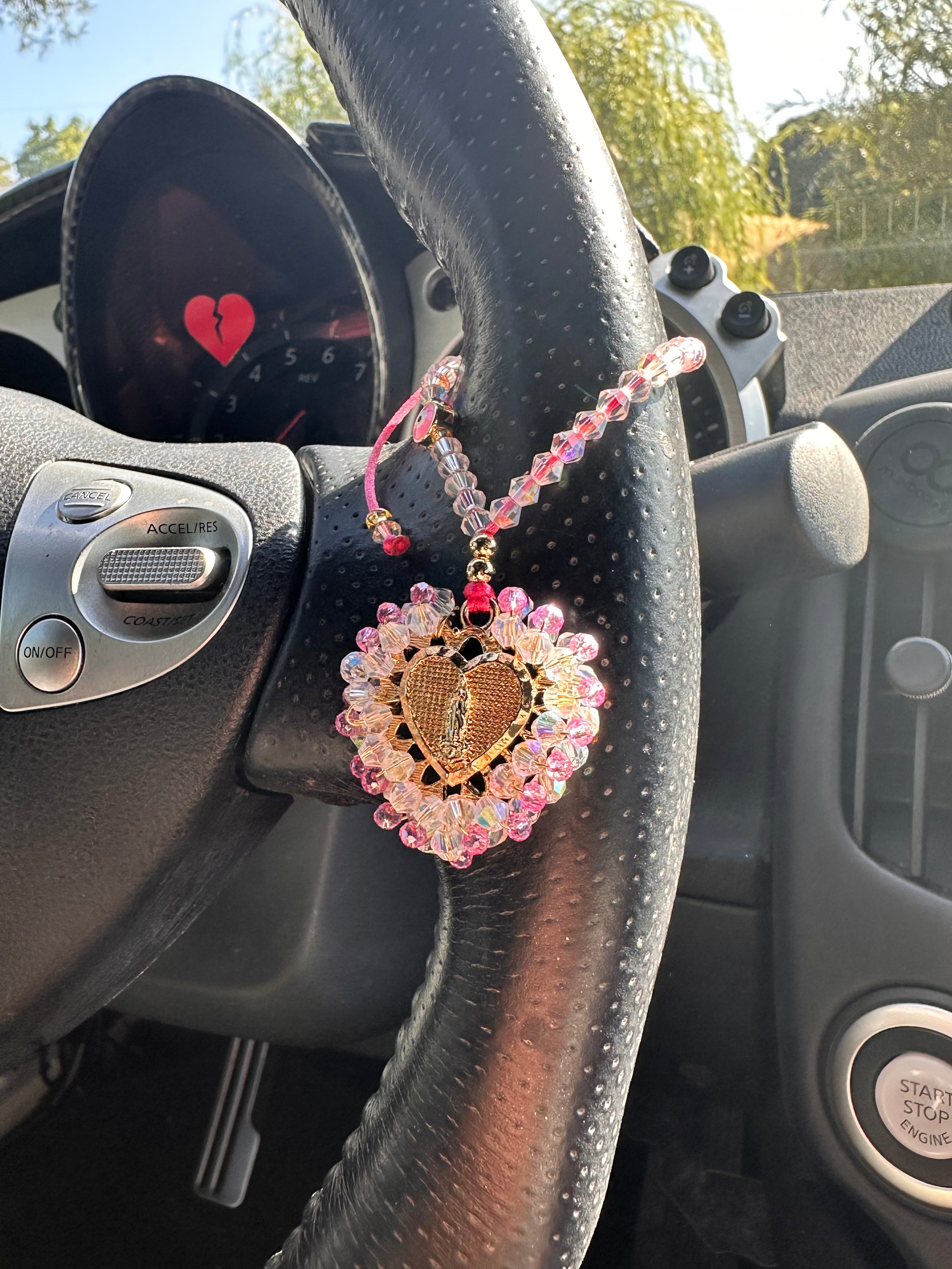 She Rides With Us Car Accessory