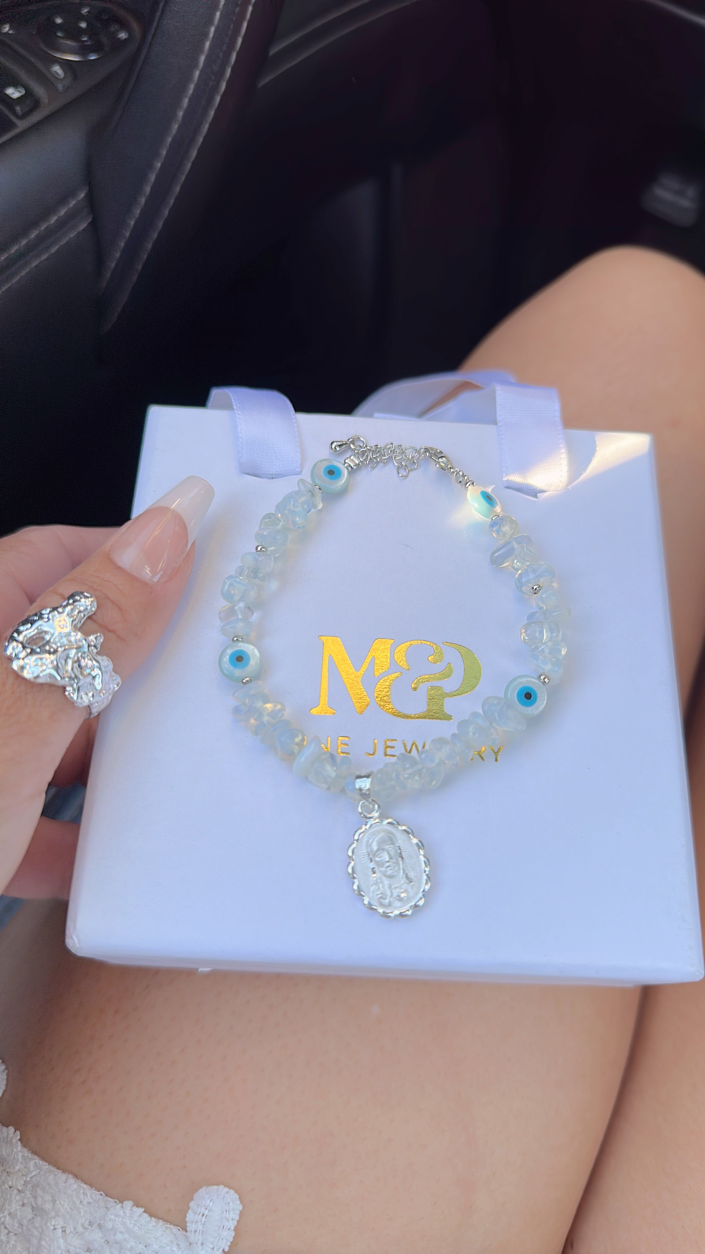 Sterling Silver Jesus Faith Bracelet