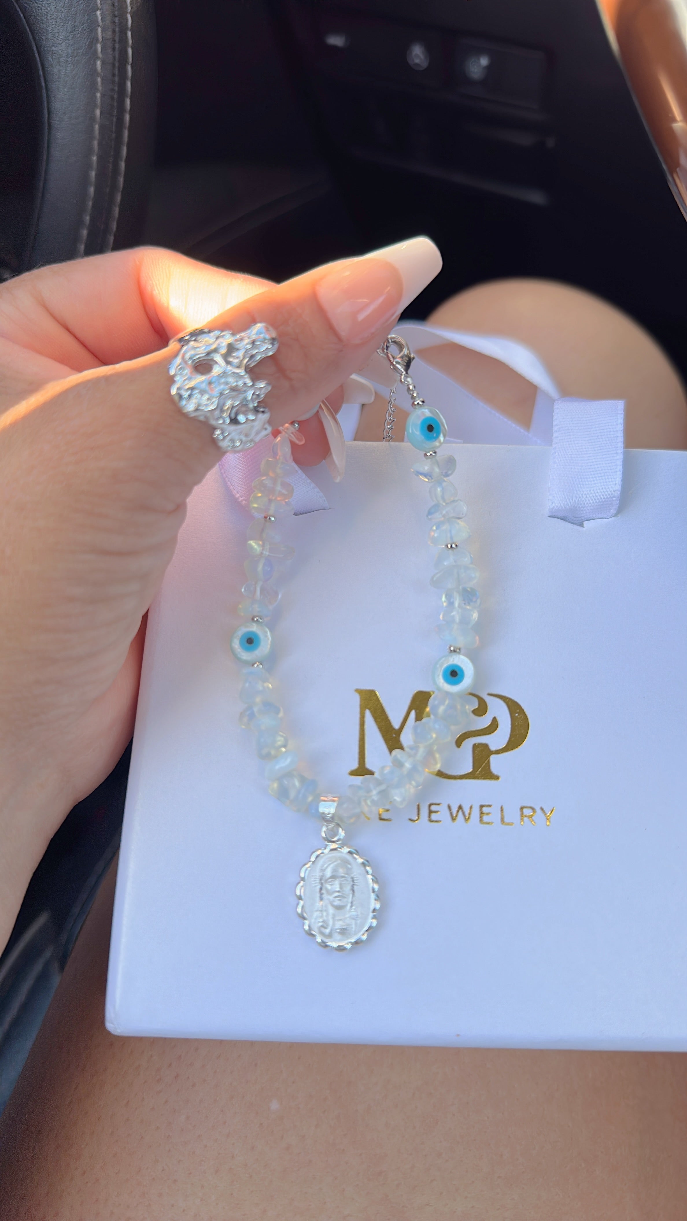 Sterling Silver Jesus Faith Bracelet