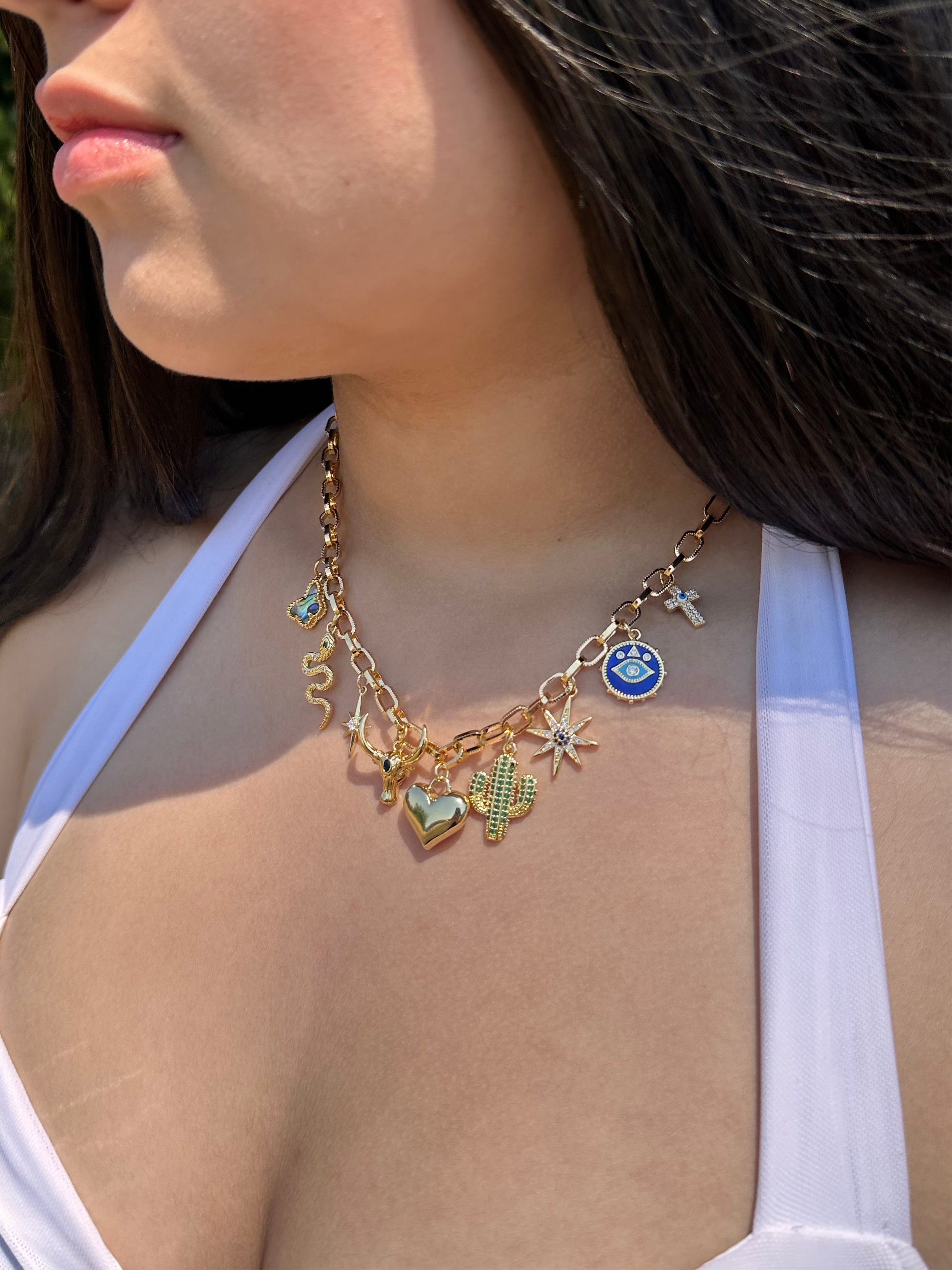 Vaquerita Charm Necklace