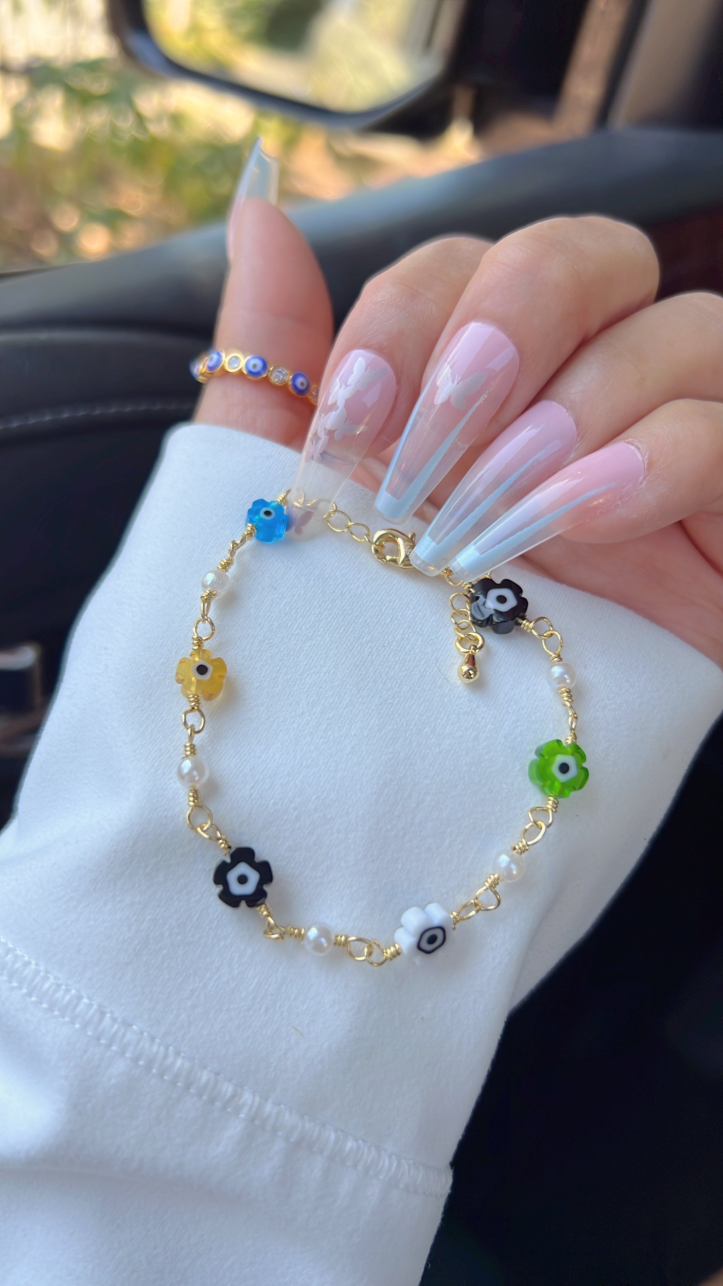 Pulsera de mal de ojo "Soft Girl"