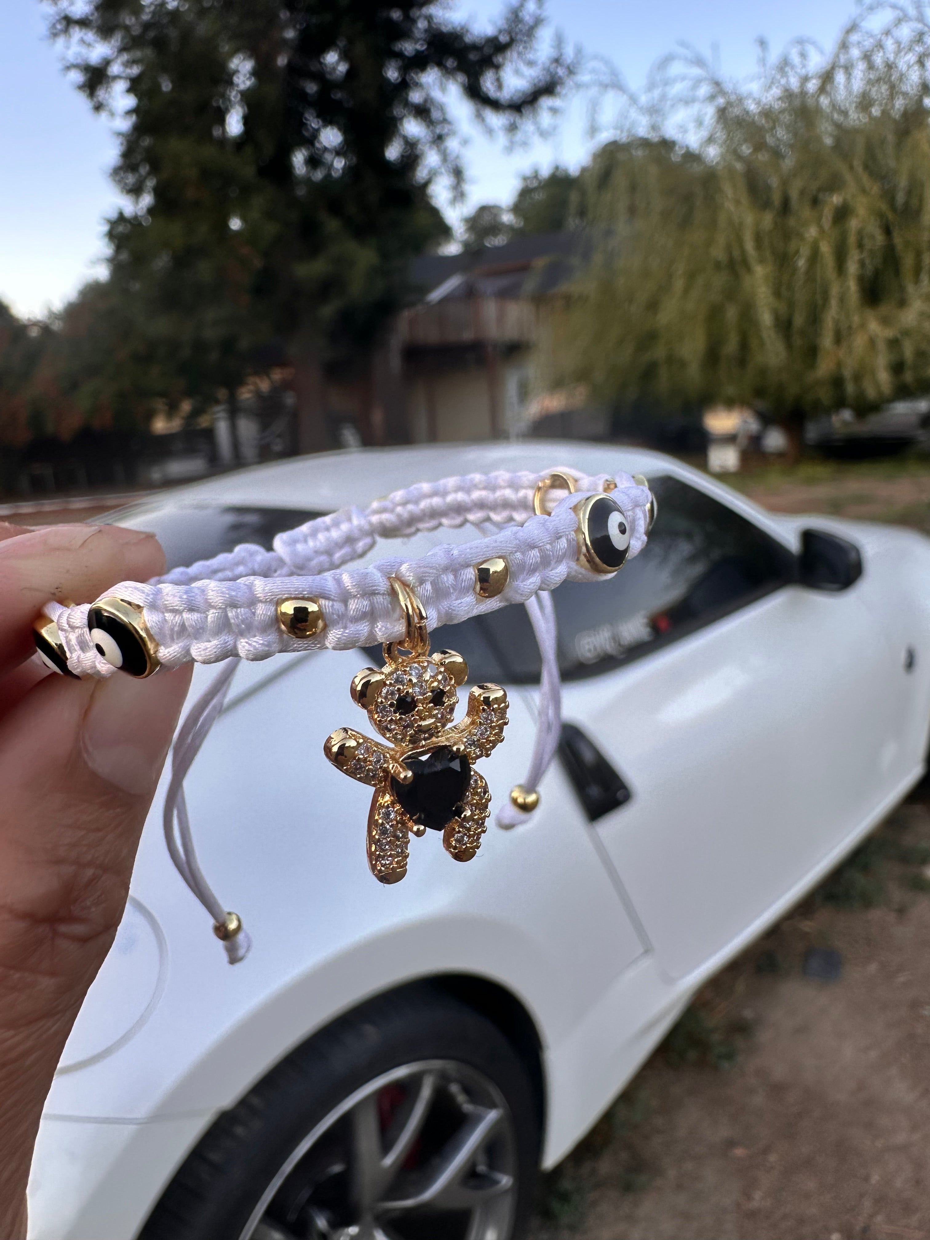 Pulsera Osito de Protección – Pureza y Fortaleza