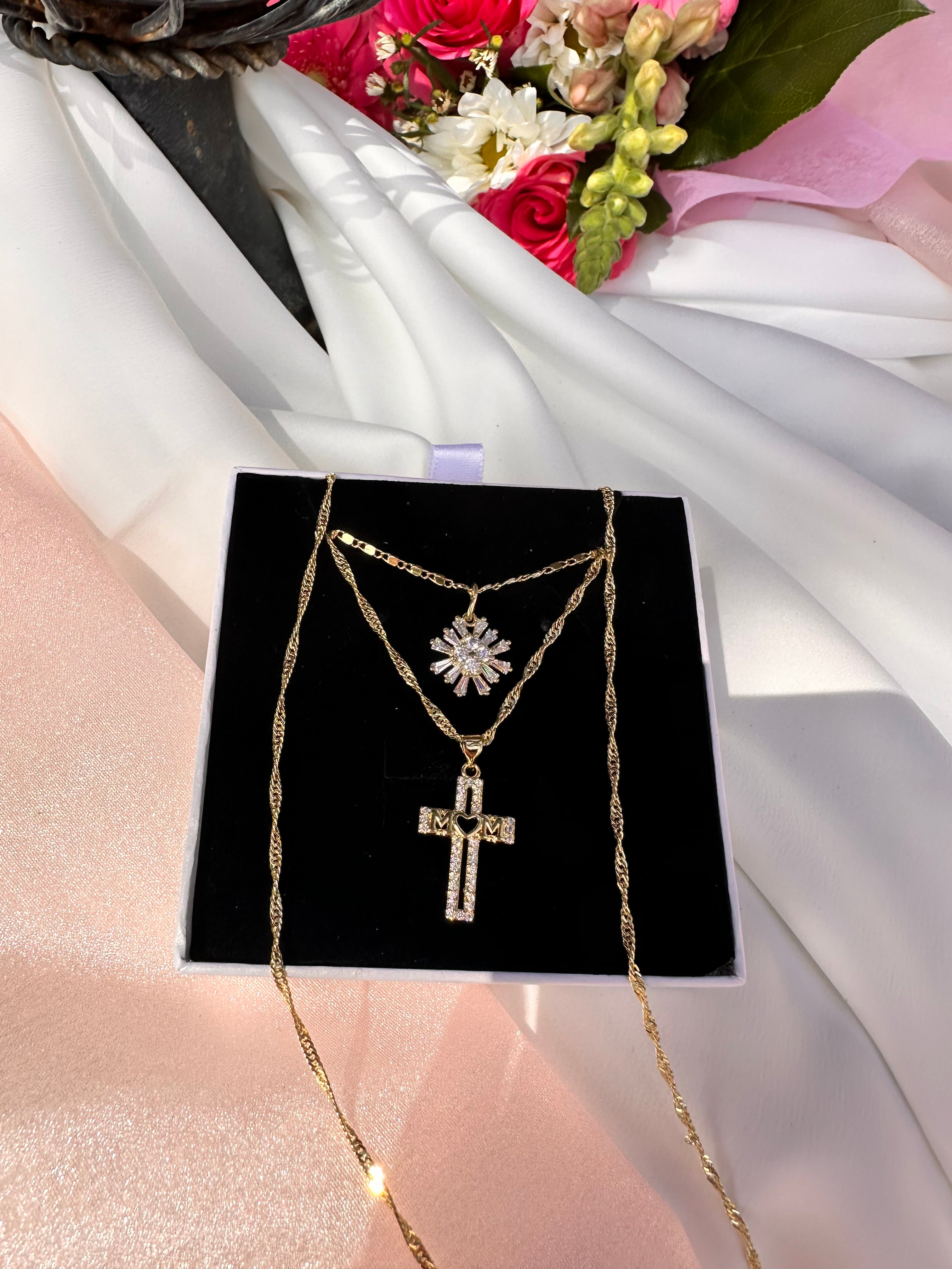 Divine Mom Necklace Set