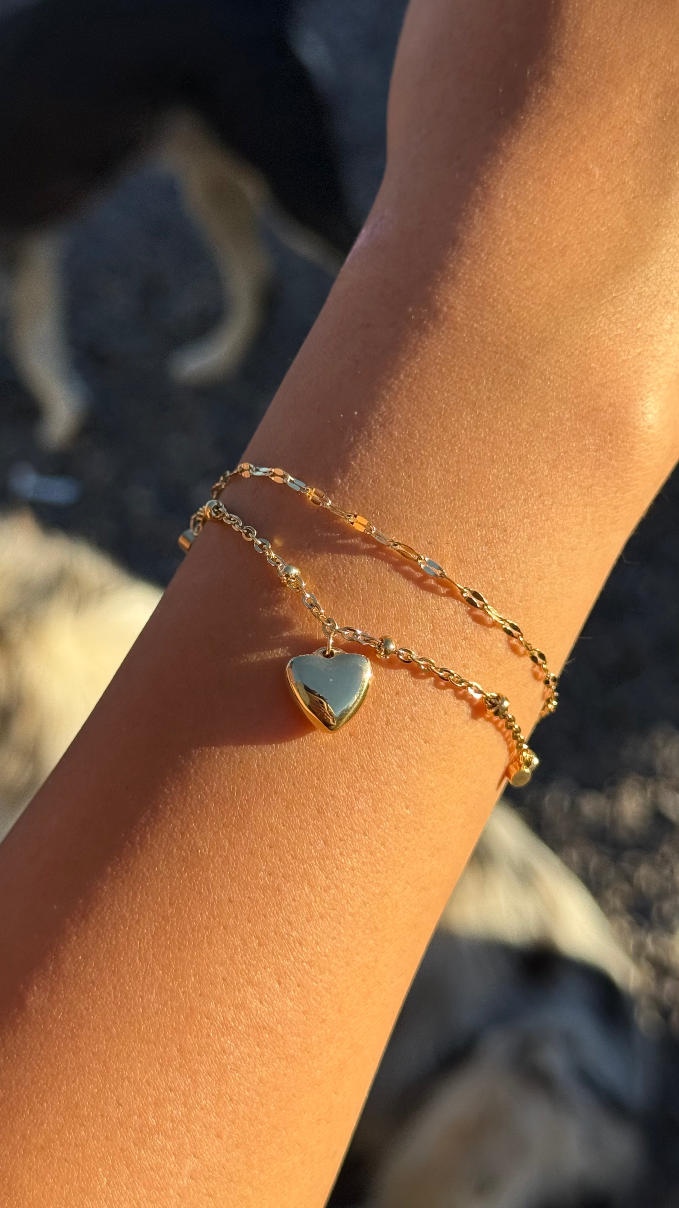 Dainty Duo Love Bracelet