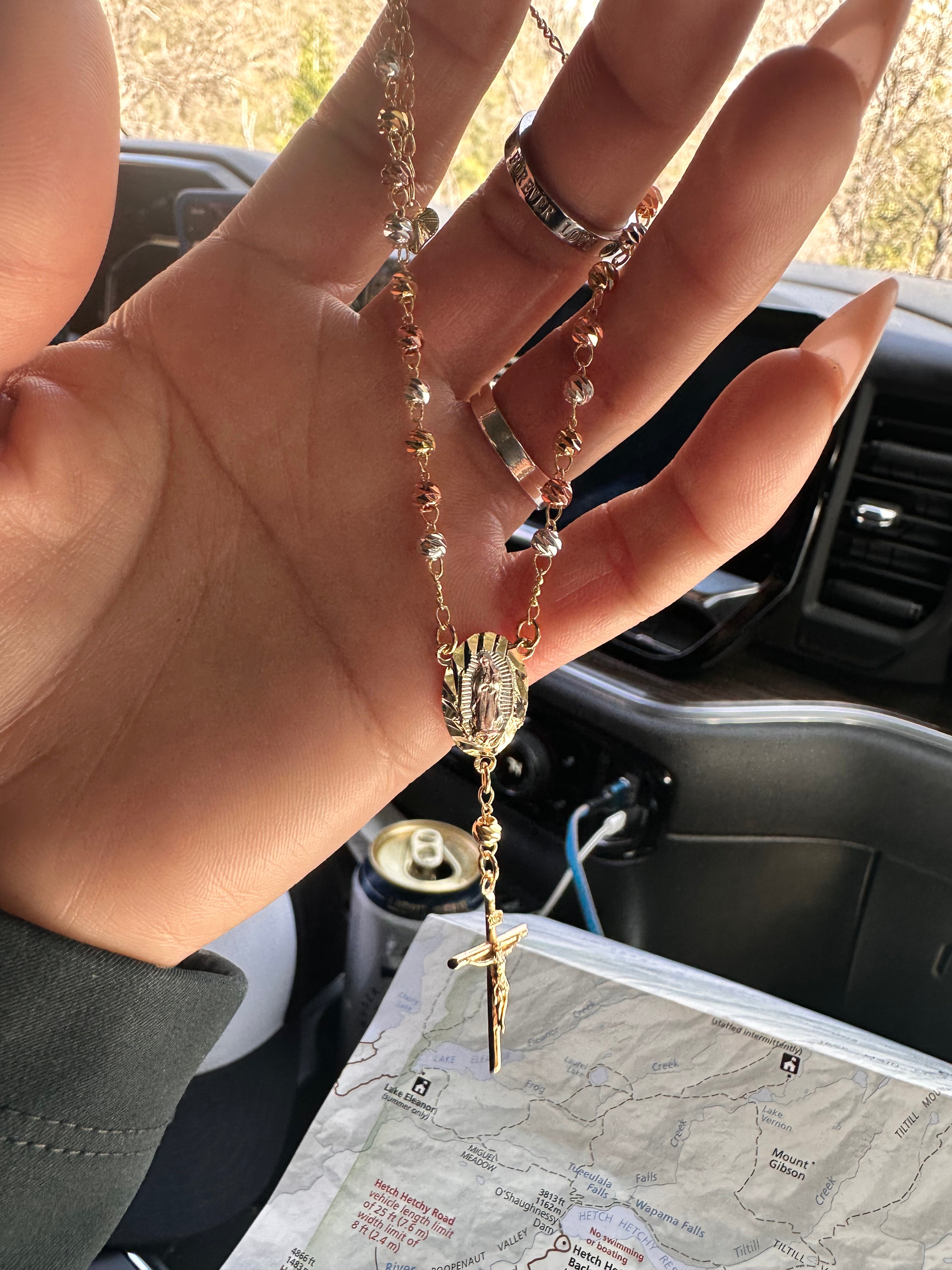 Dainty Lady of Guadalupe Rosario Bracelet