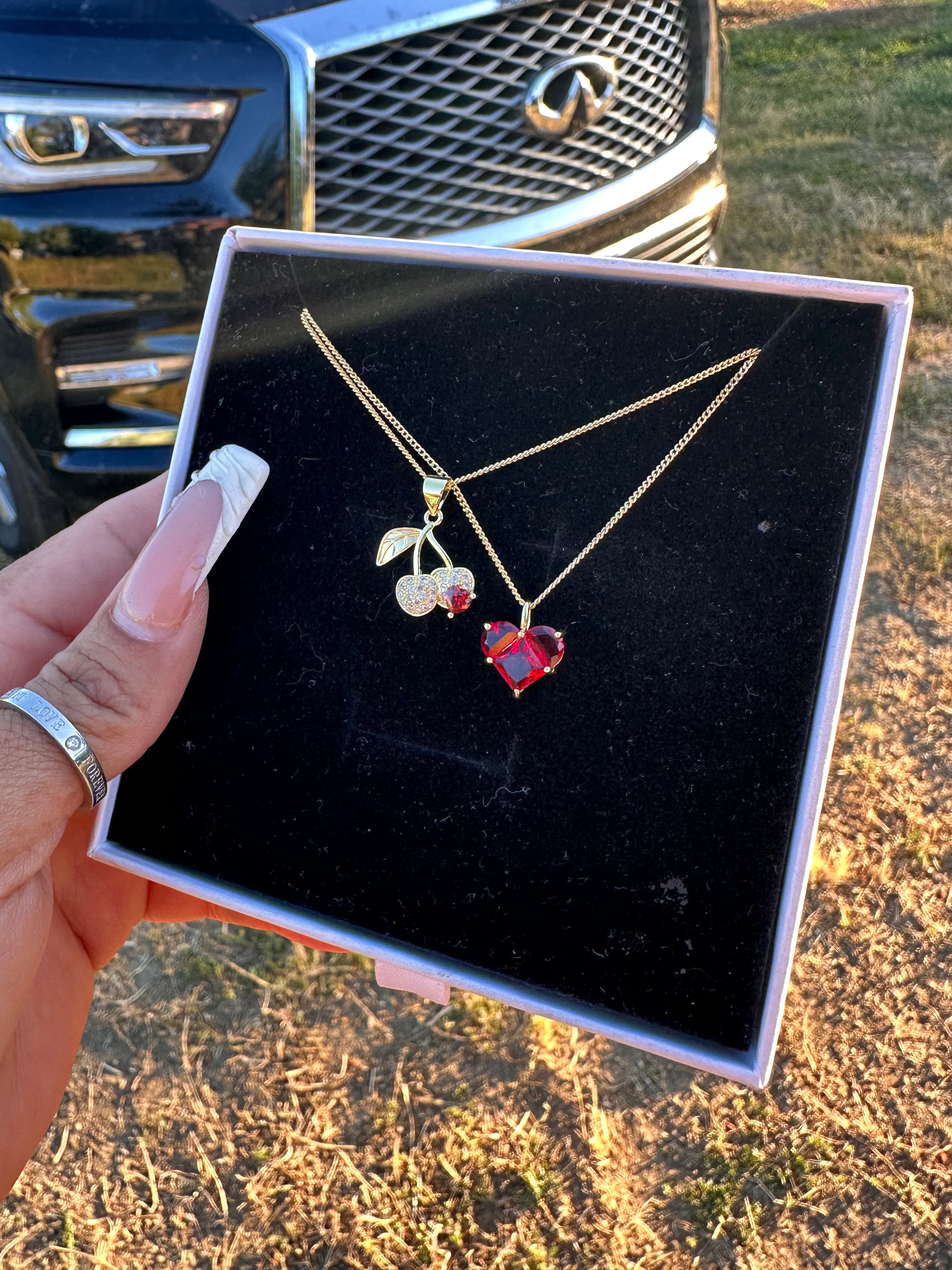 🍒 Lovely Cherry Necklace Set 🍒