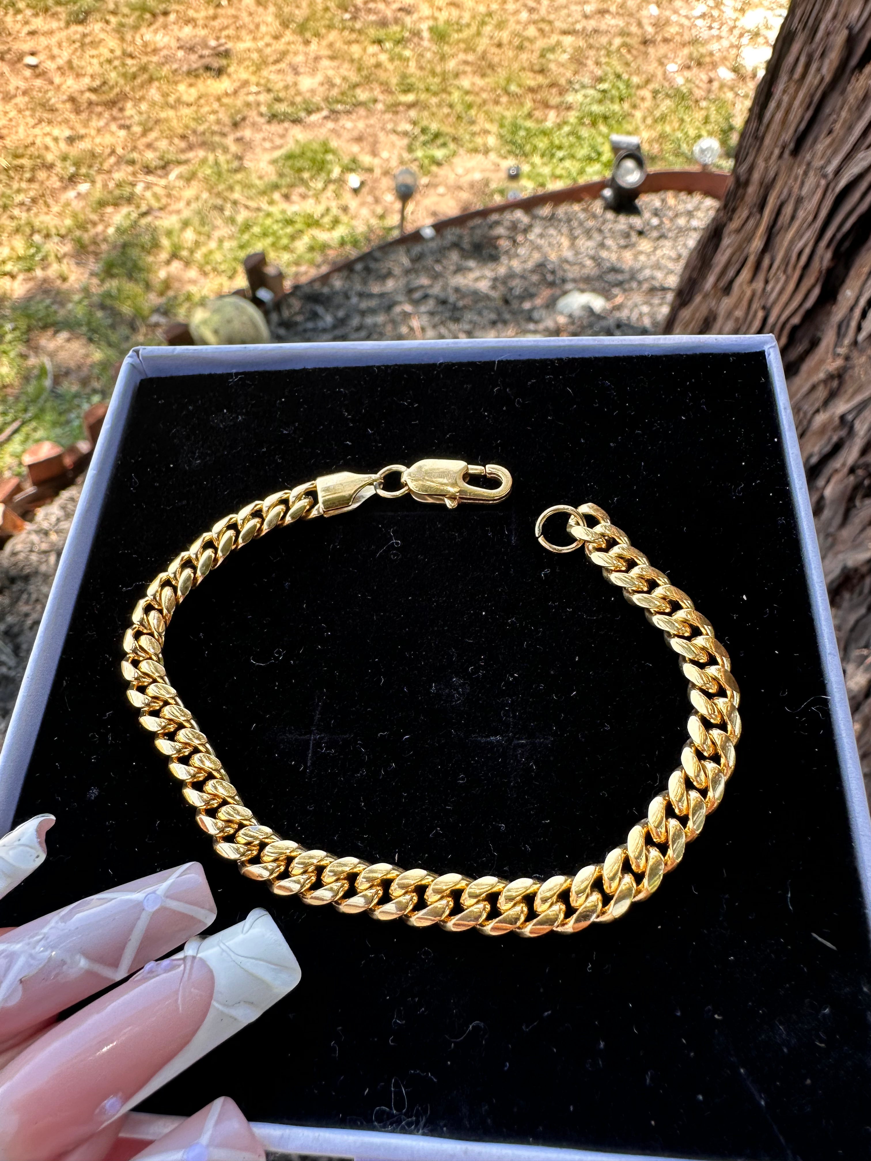 Men's Cuban bracelet