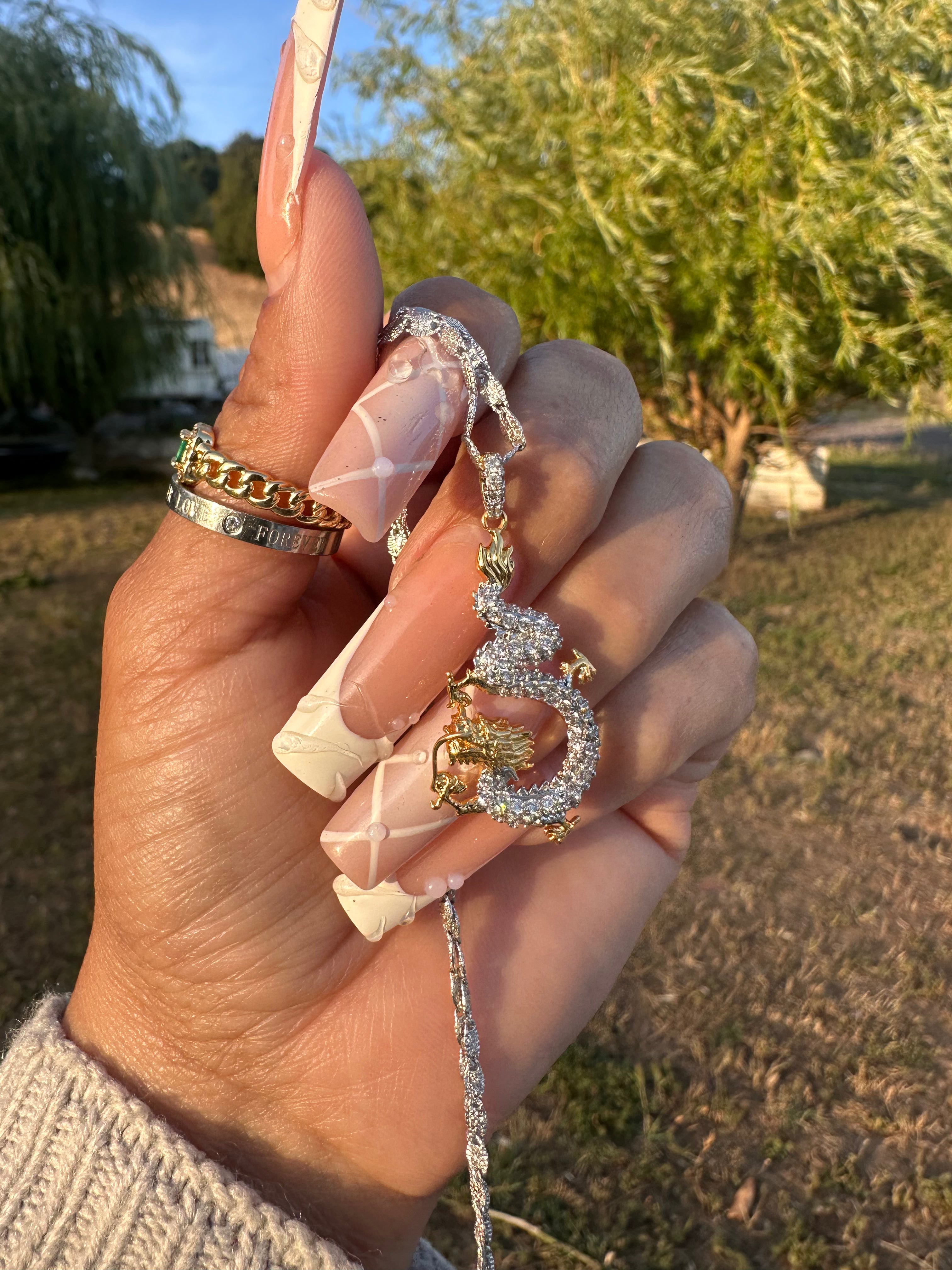 Aura Dragon Necklace