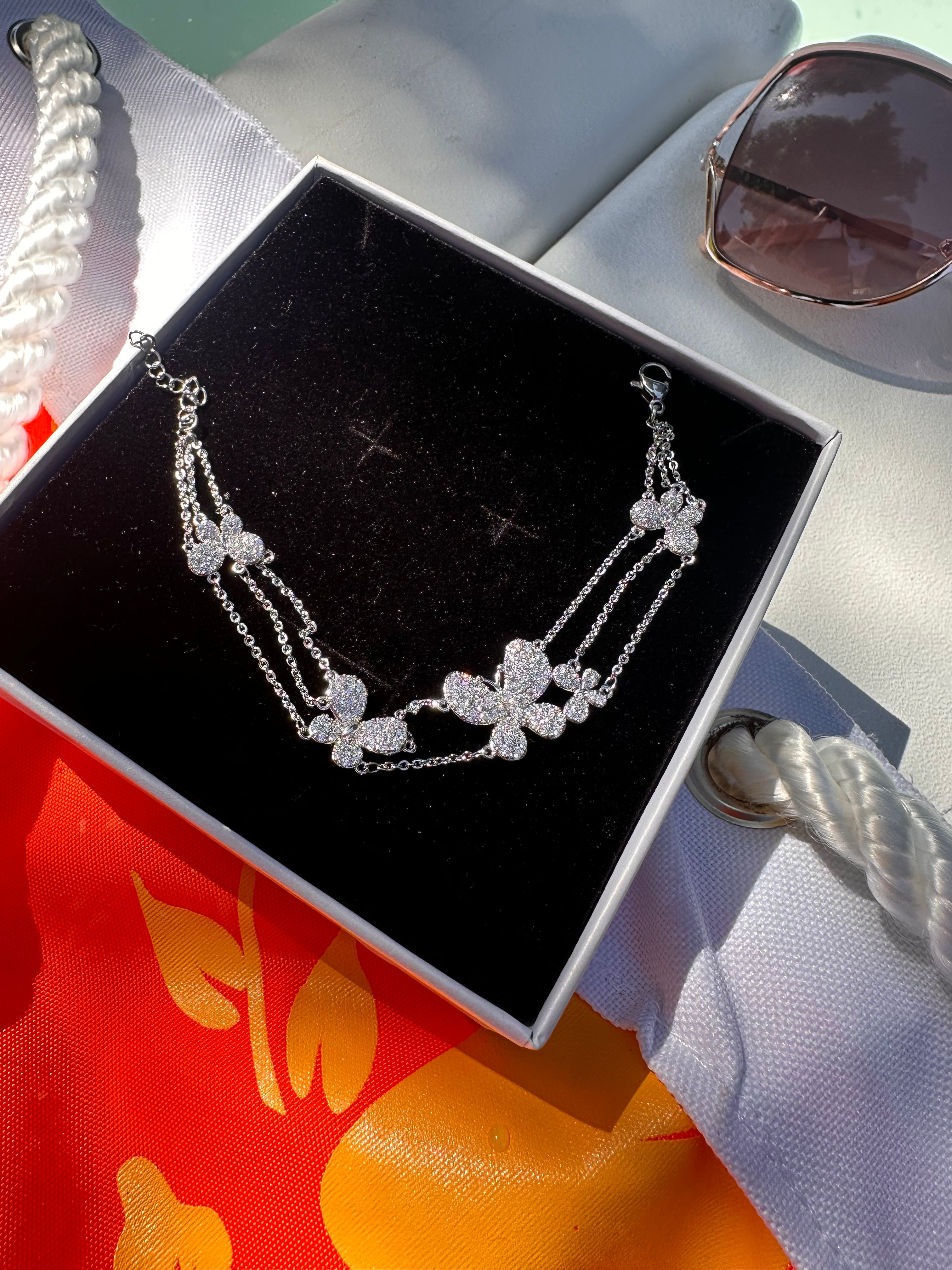 🦋 Silver Butterfly Bracelet 🦋