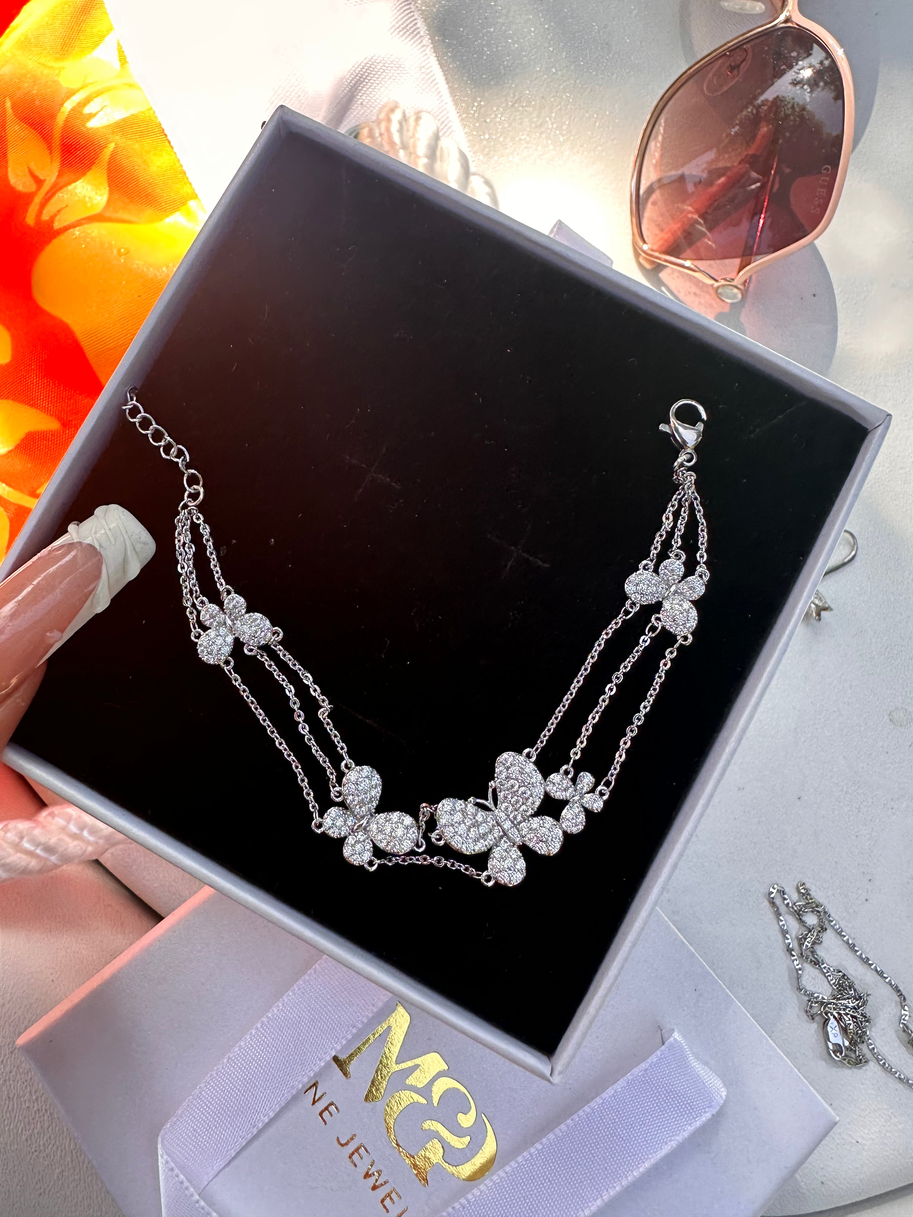 🦋 Silver Butterfly Bracelet 🦋