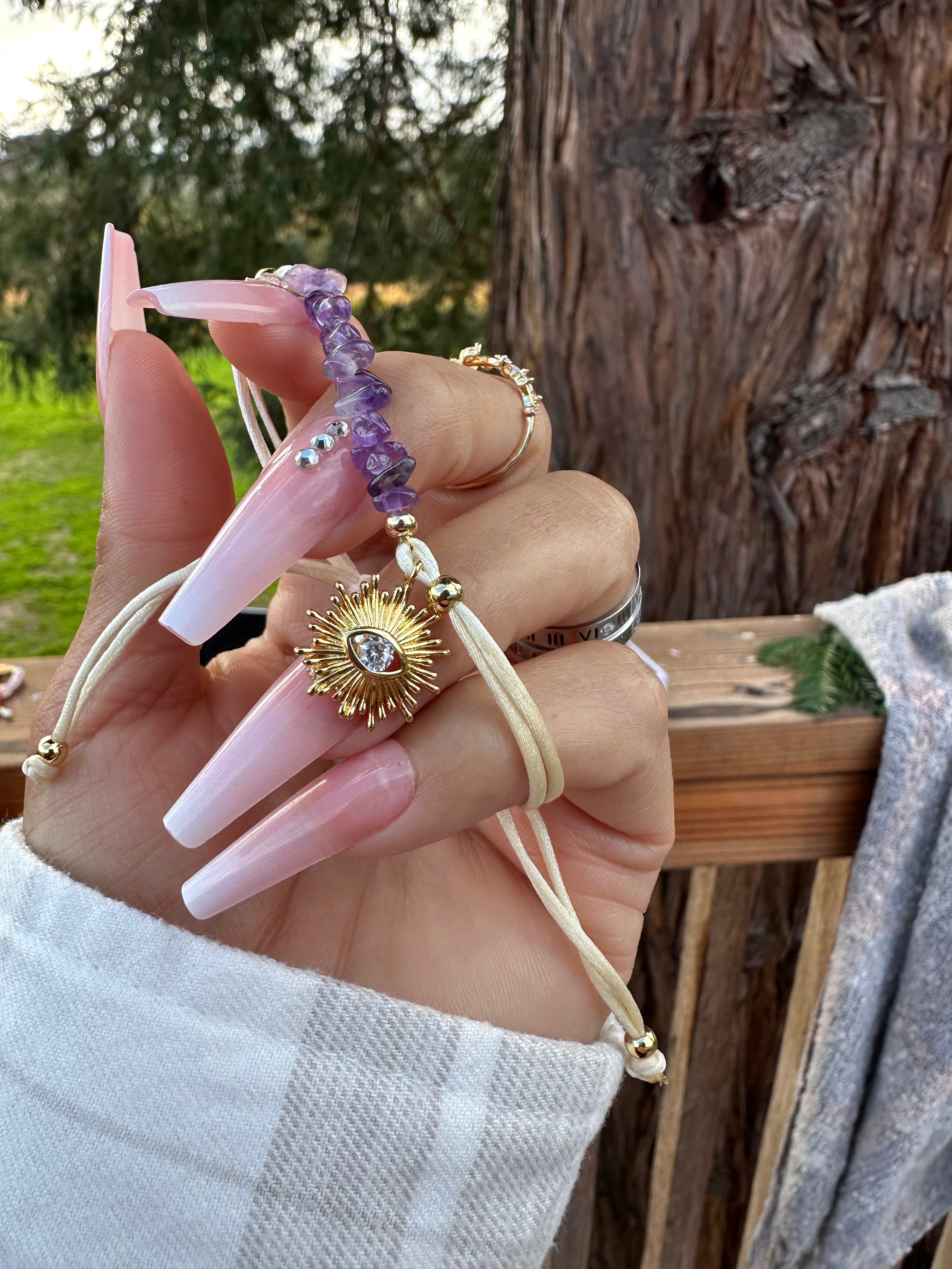 Birth Month Crystal Sun Bracelet