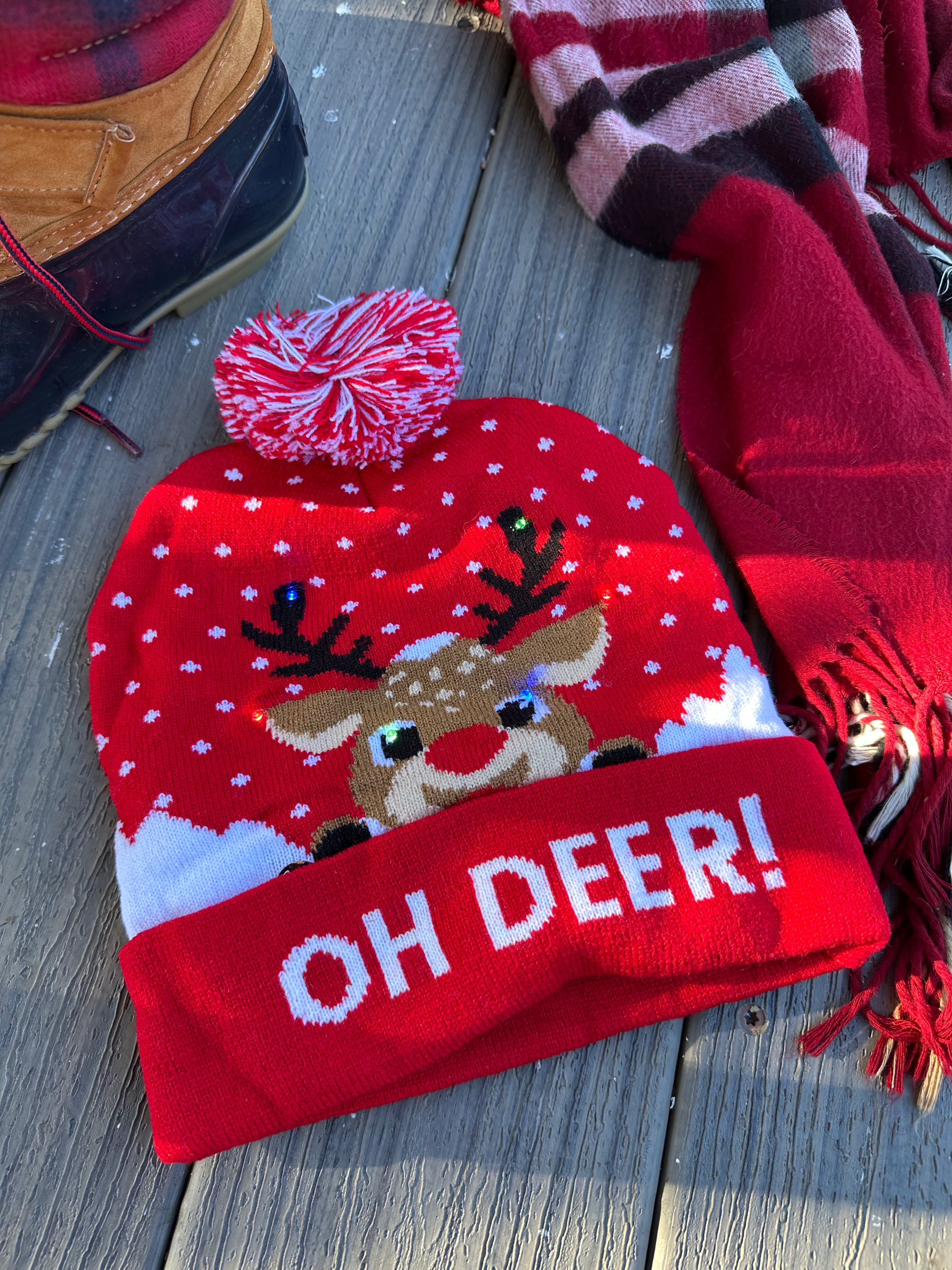 Holiday Light Up Beanie