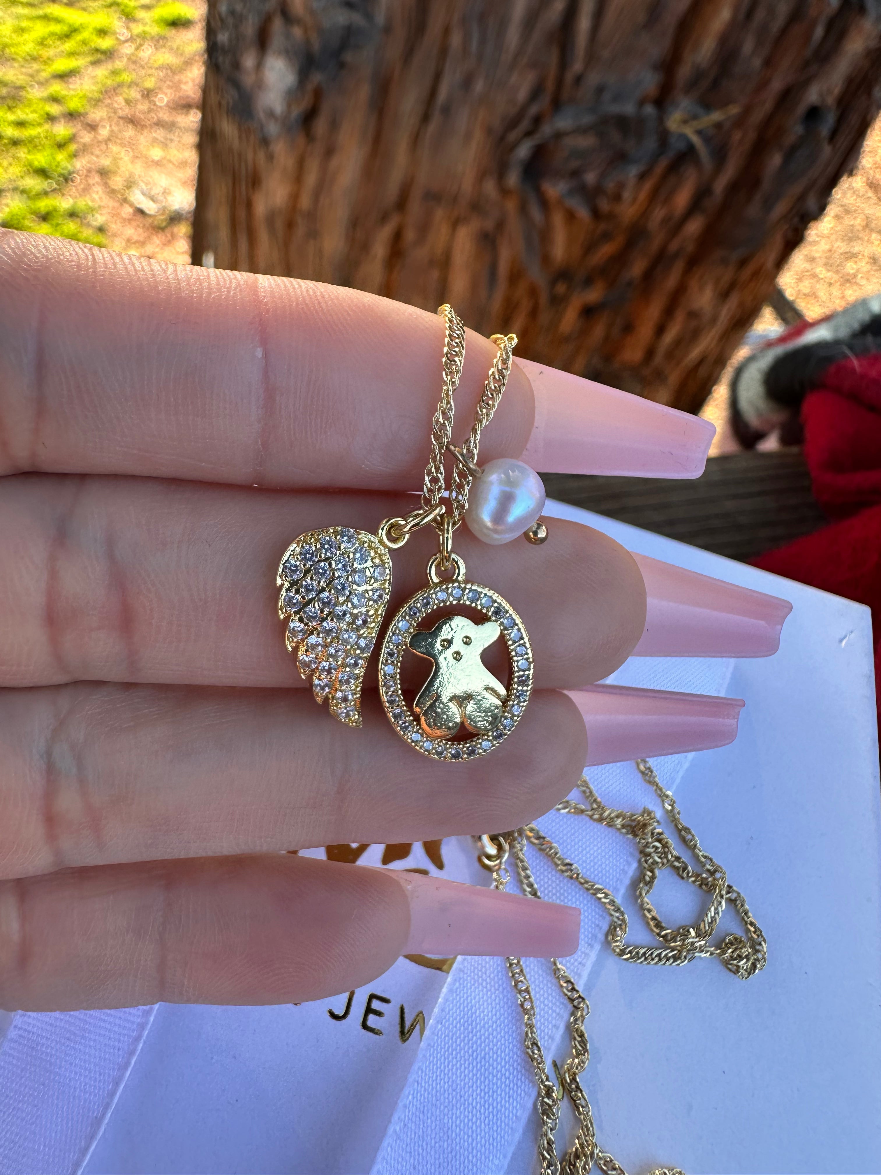 Guardian Angel Baby Necklace