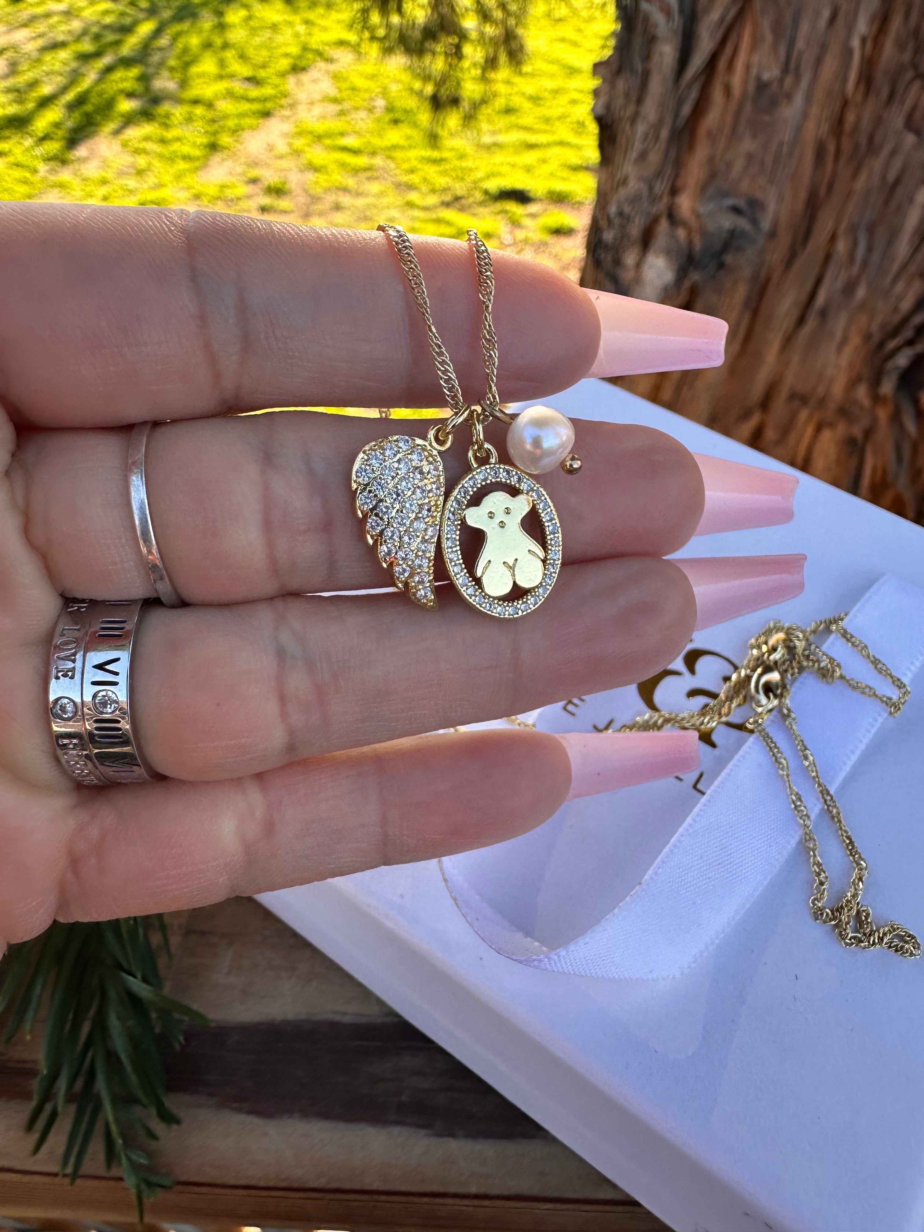 Guardian Angel Baby Necklace