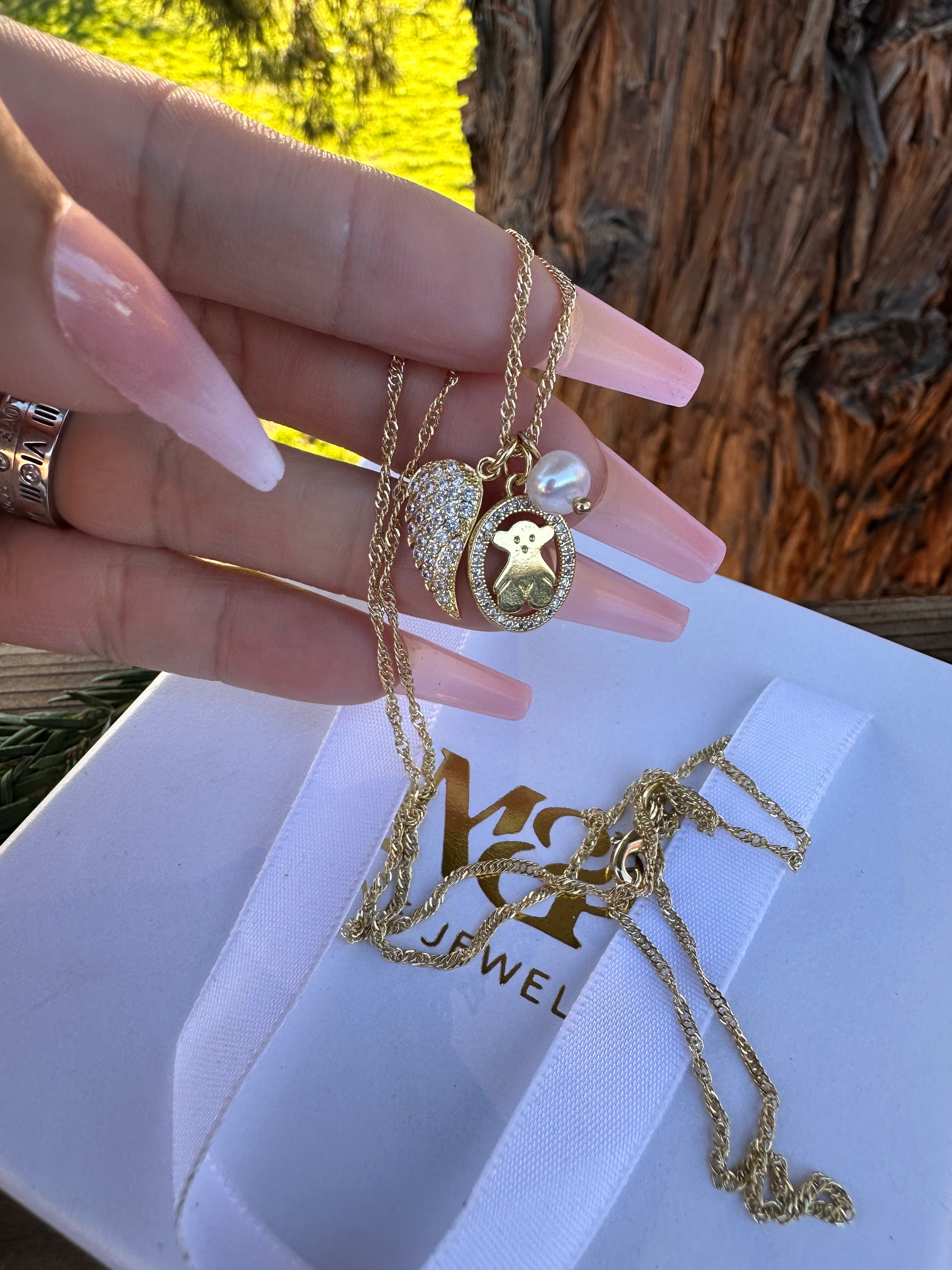 Guardian Angel Baby Necklace