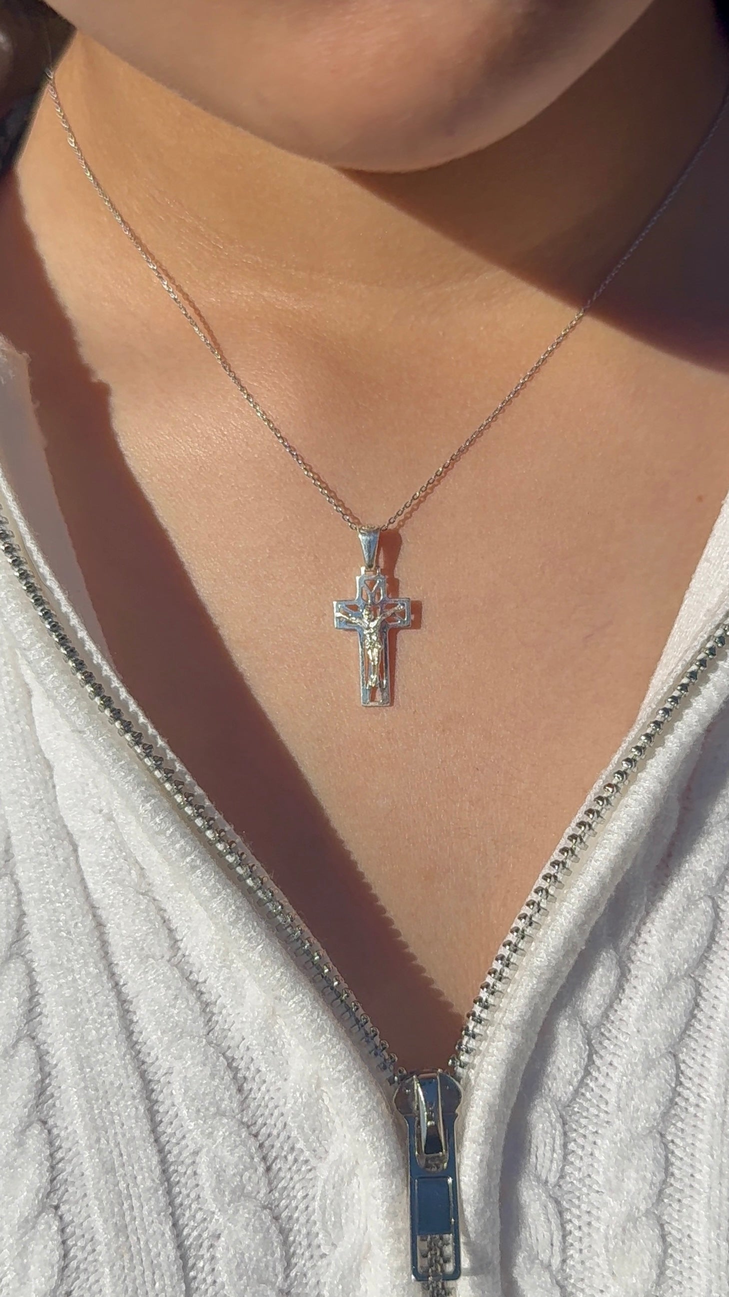 Dainty Faith Crucifix Necklace