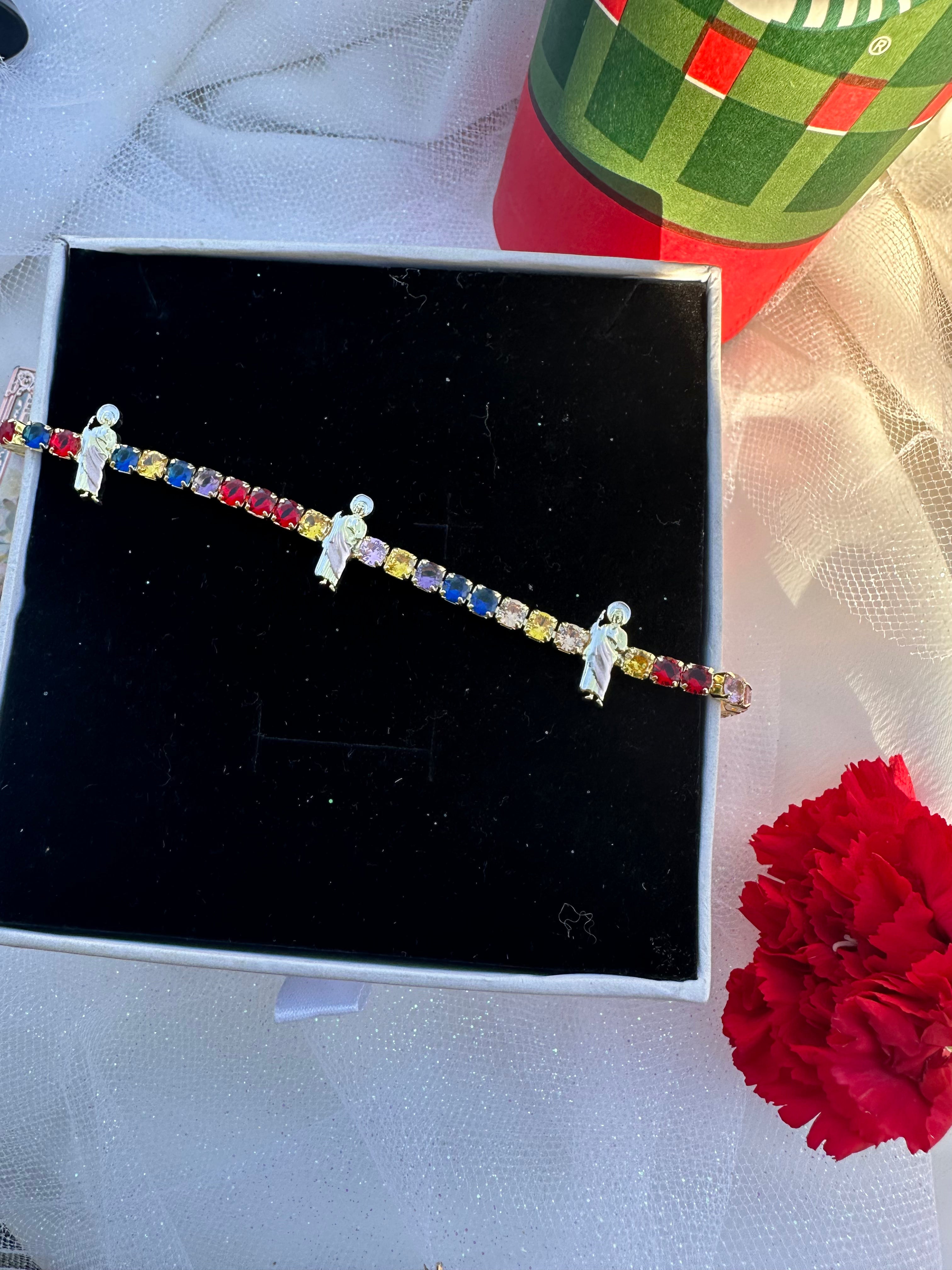 Aura of Hope Tennis Bracelet: San Judas