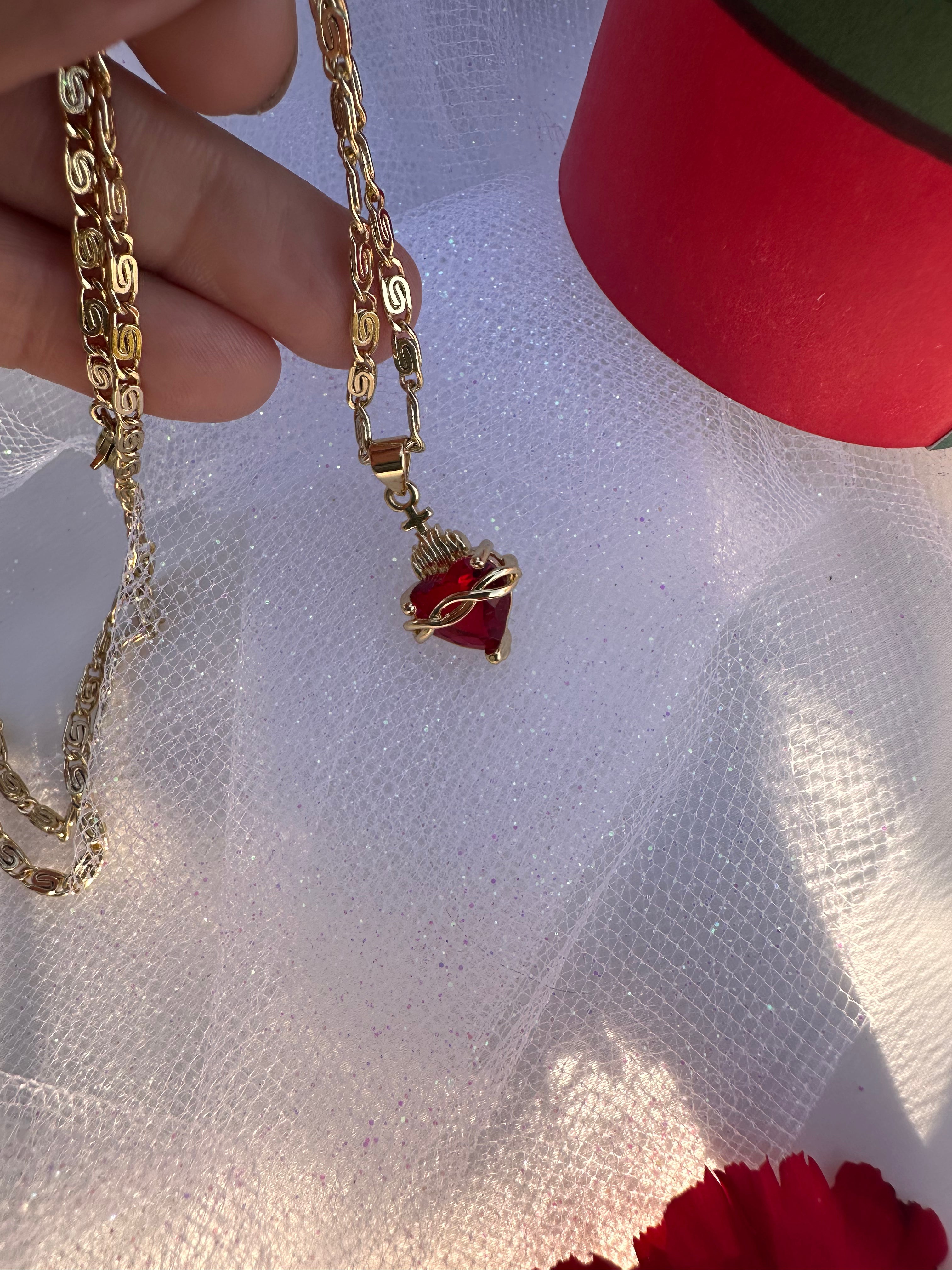 Heart-Pierced Necklace