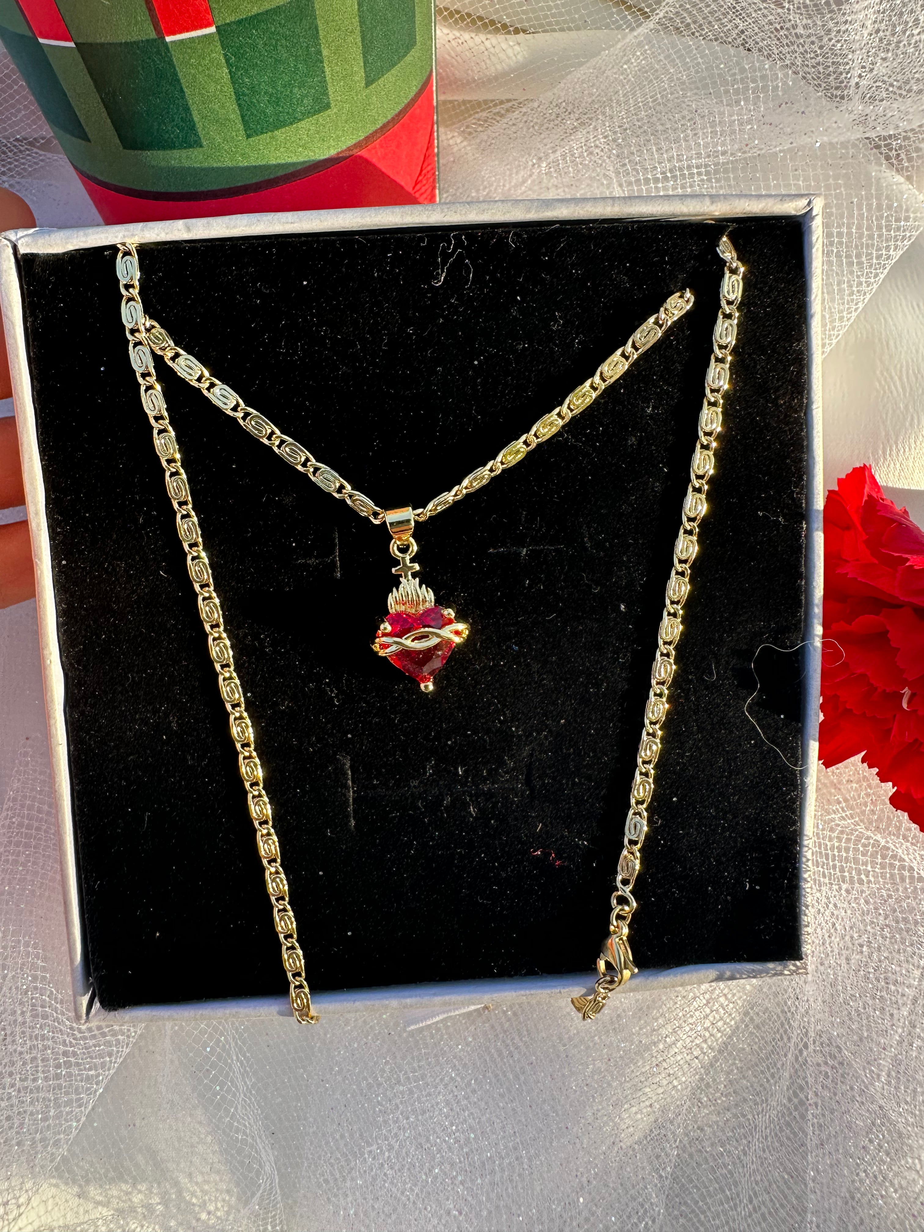 Heart-Pierced Necklace