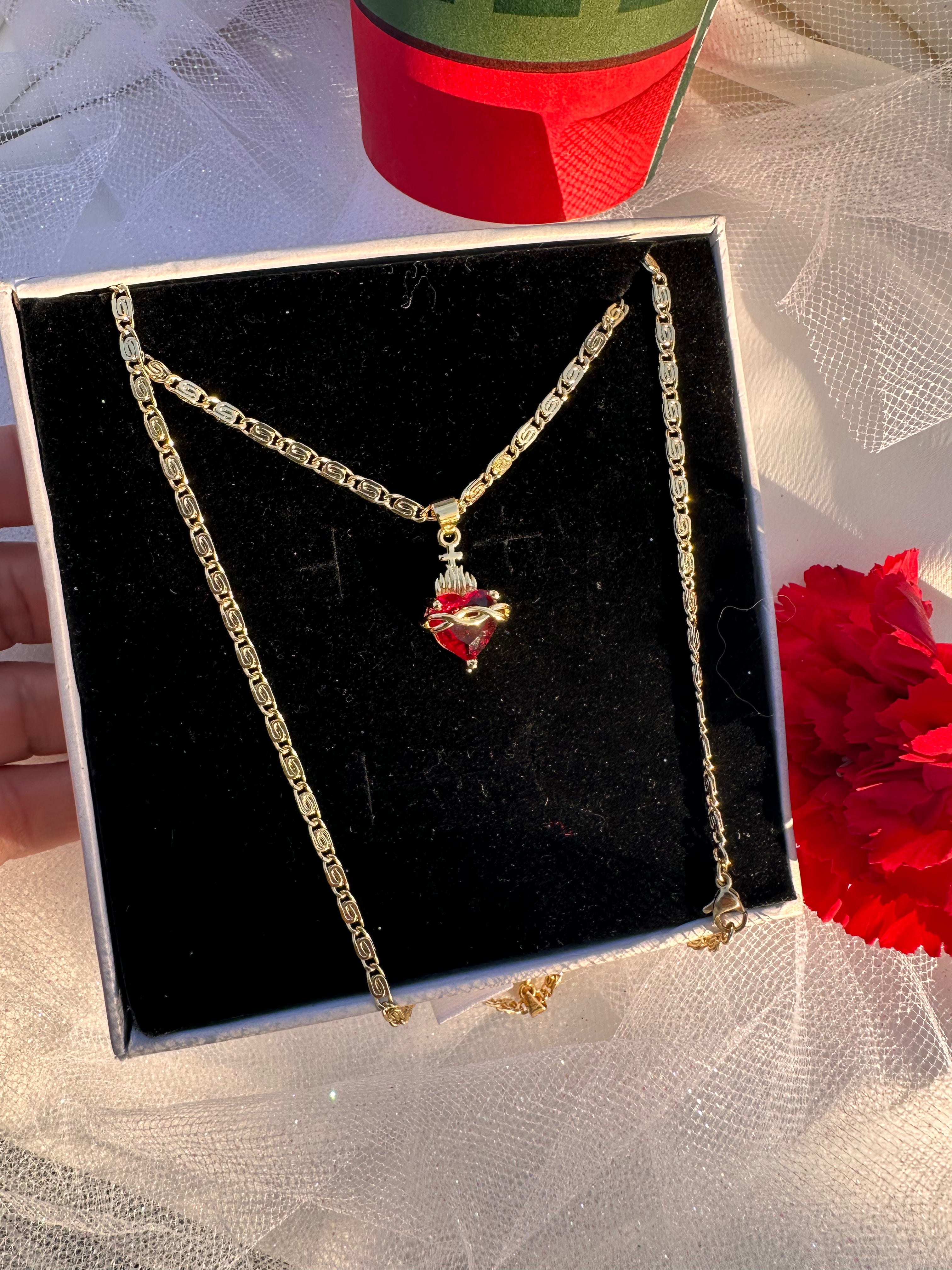 Heart-Pierced Necklace