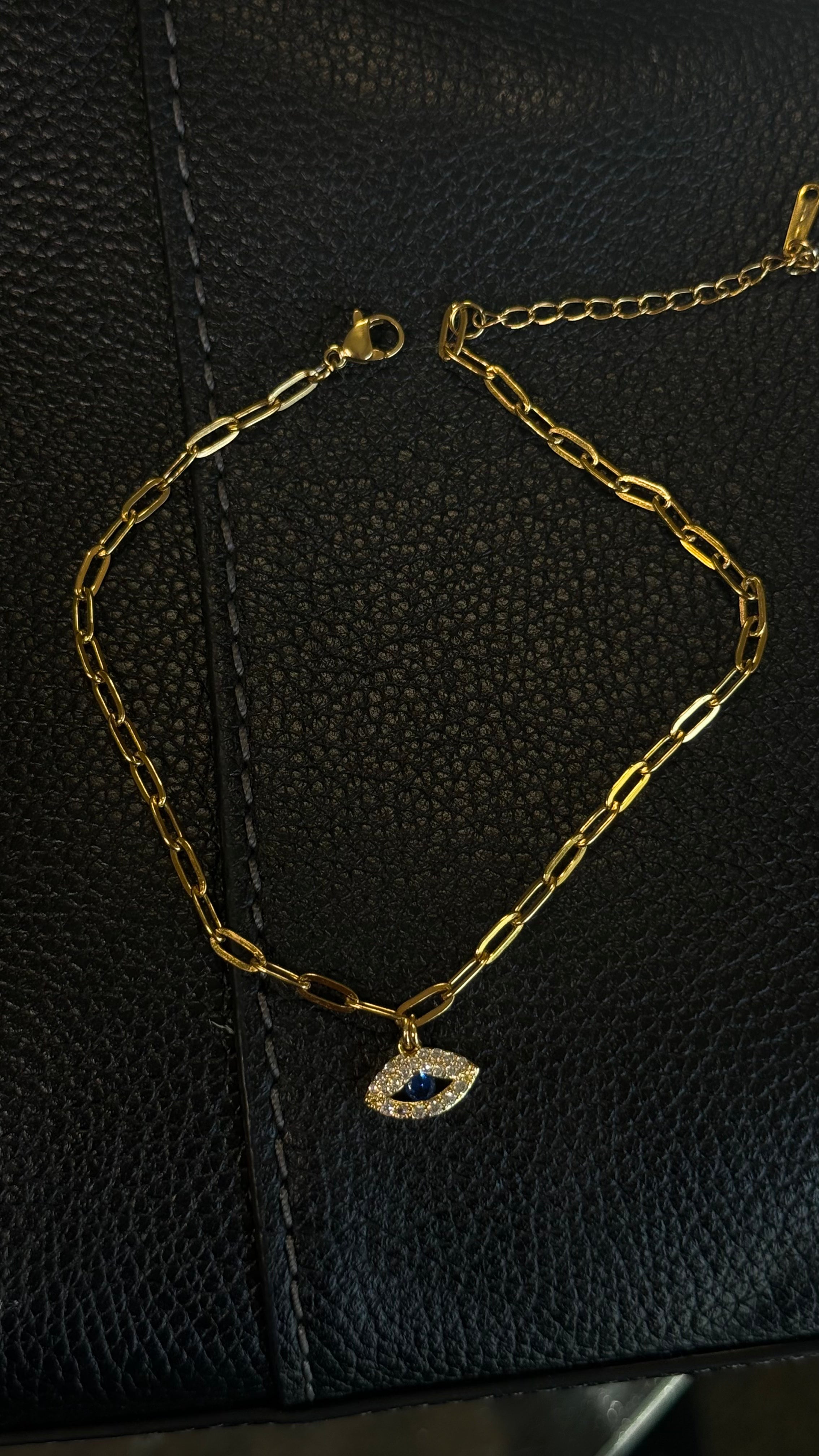 Paper Clip Protection Anklet