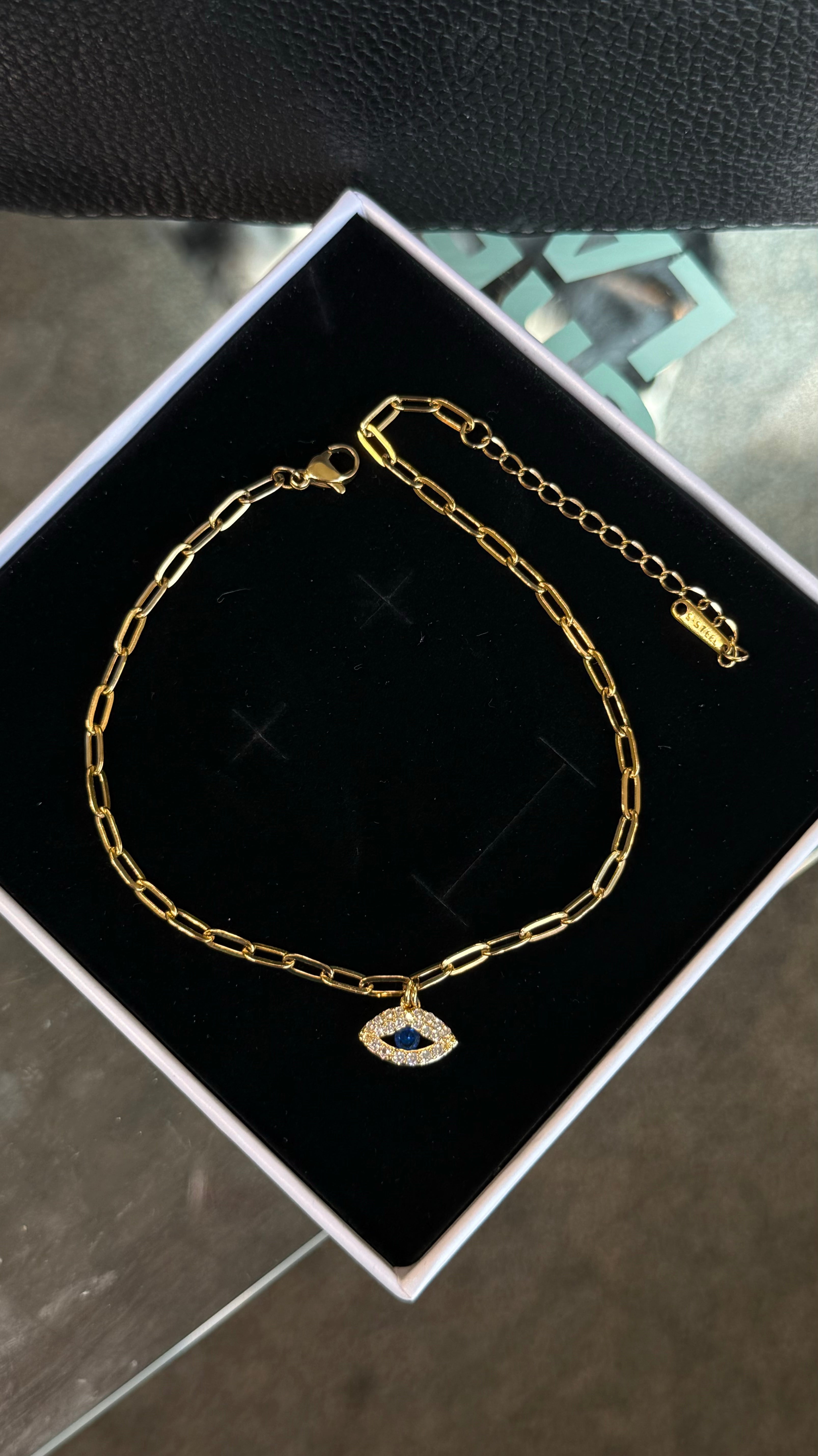 Paper Clip Protection Anklet