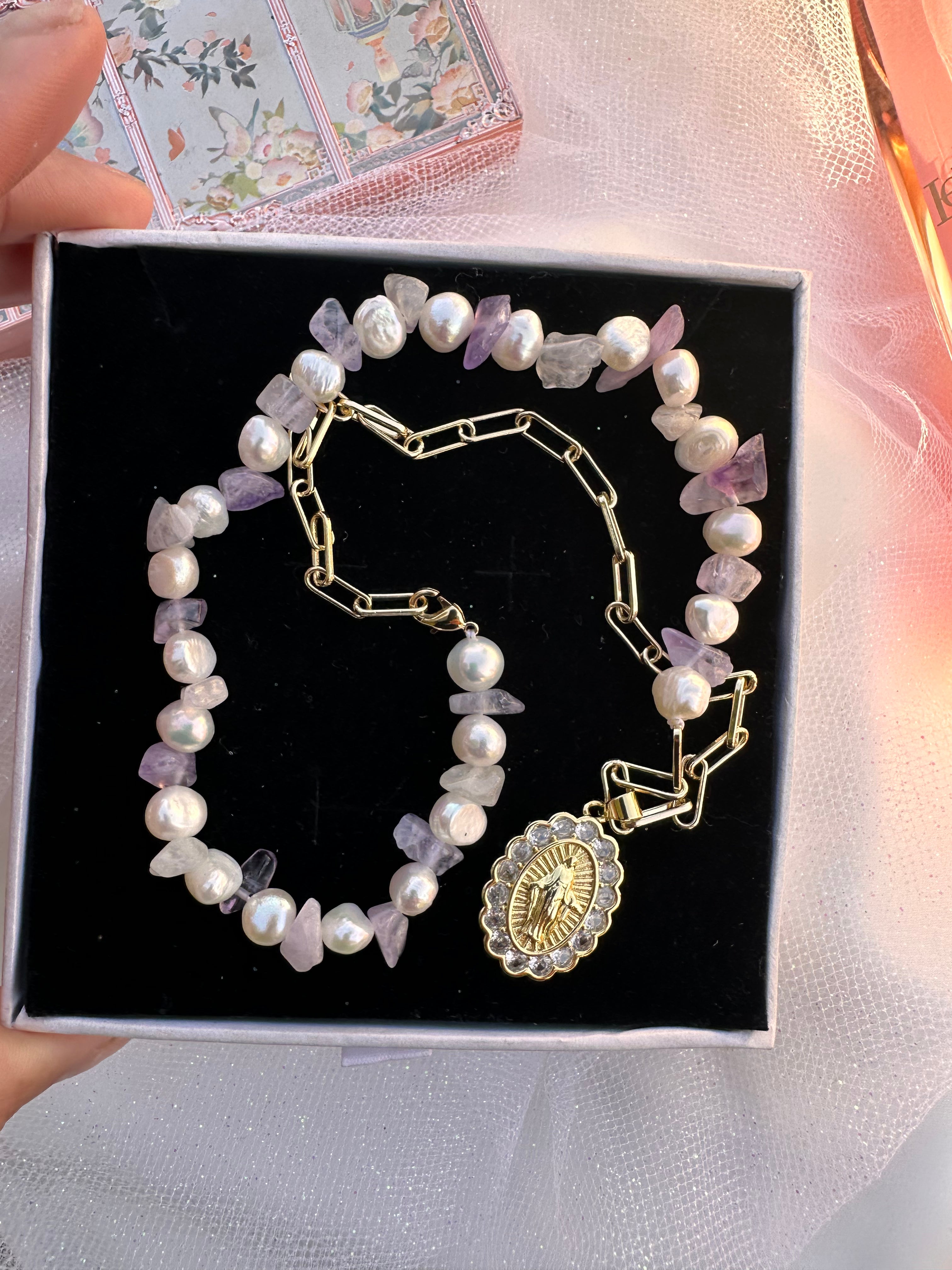 Amethyst Blessing Necklace