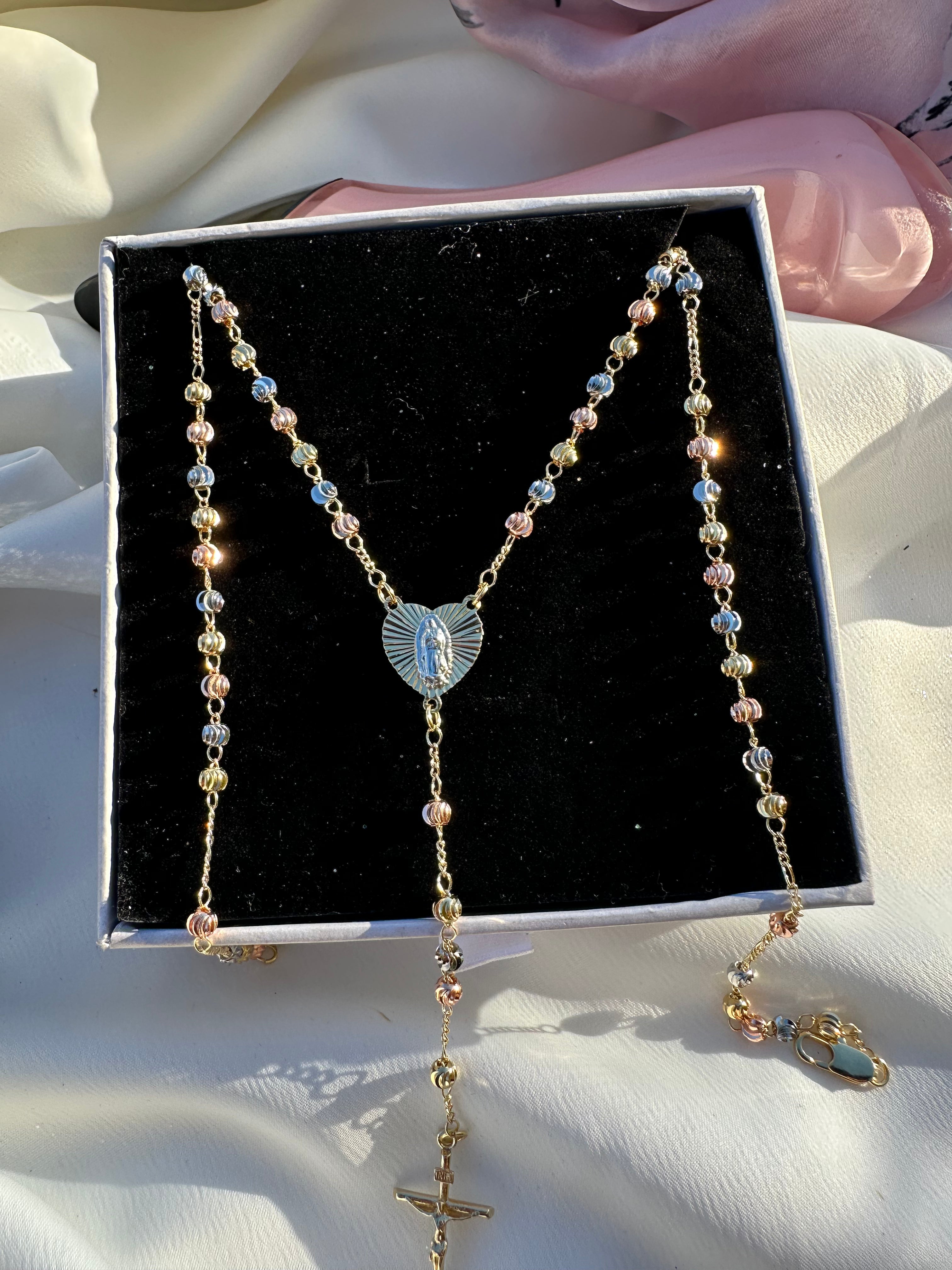 Tricolor Sacred Heart Rosario