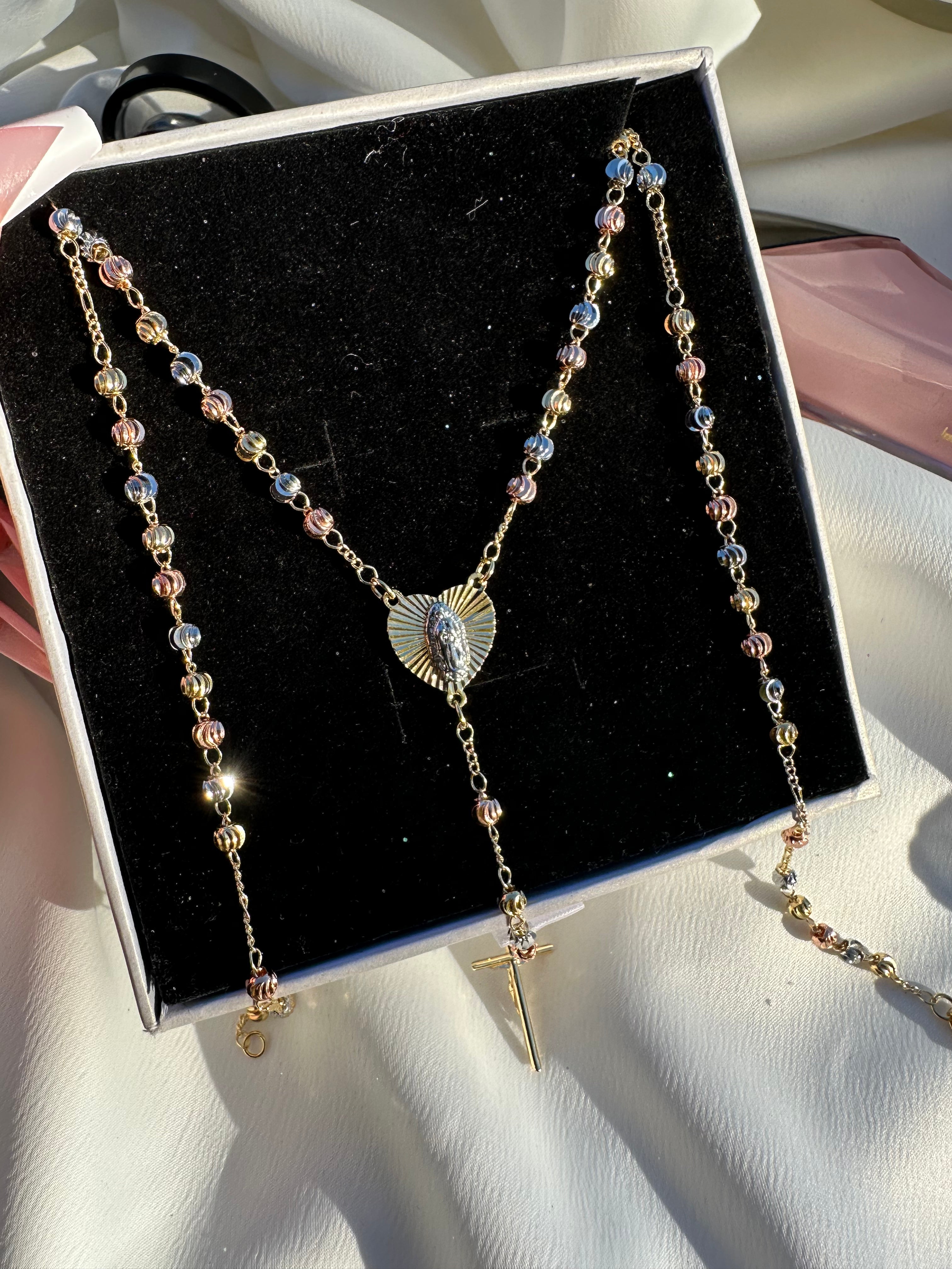 Tricolor Sacred Heart Rosario