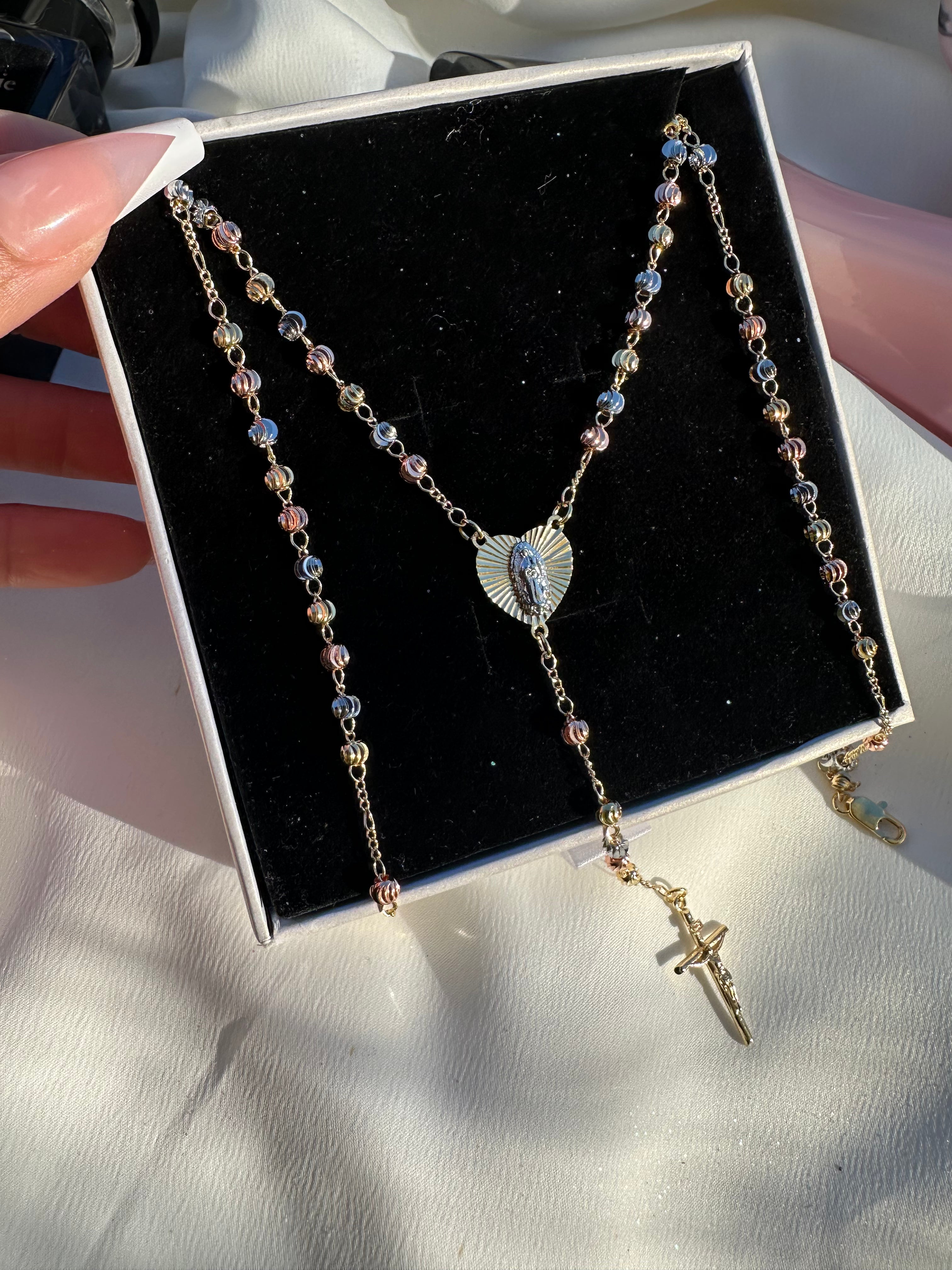 Tricolor Sacred Heart Rosario