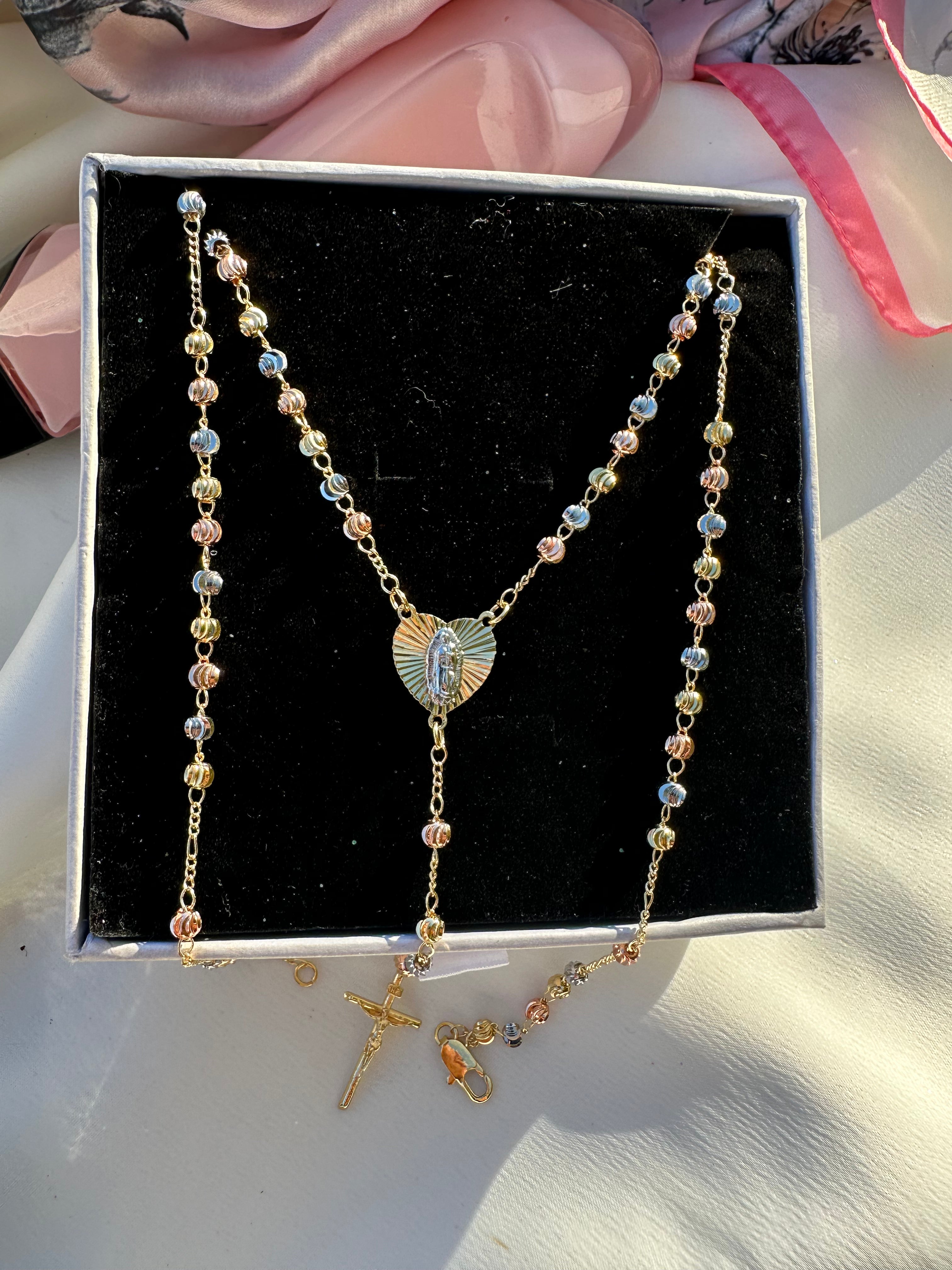 Tricolor Sacred Heart Rosario